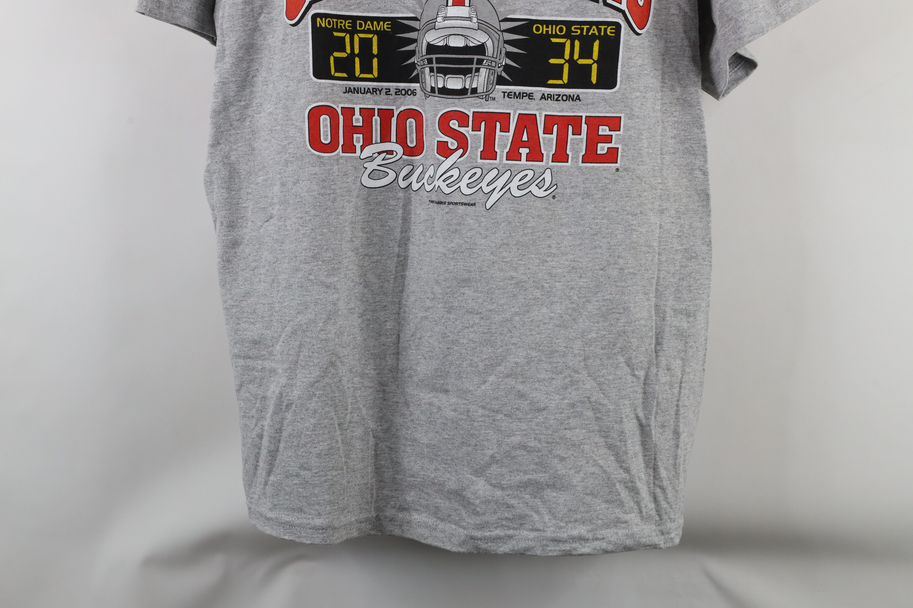 Vintage Deadstock Vintage Y2K 2006 State University Football T-Shirt Size US L / EU 52-54 / 3 - 3 Thumbnail
