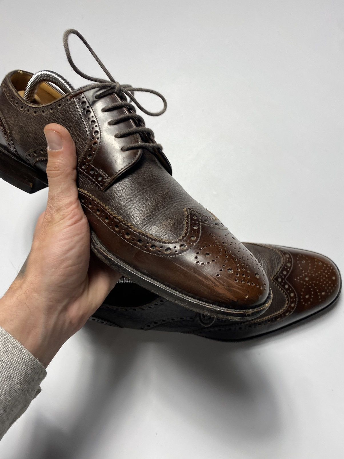Loake Loake Lace Up Brogue Shoes Arlington size 8 Size US 8 / EU 41 - 11 Thumbnail