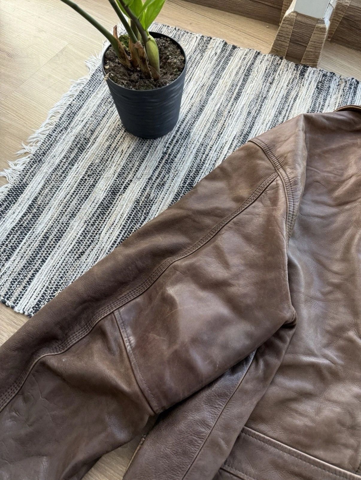 Timberland VINTAGE TIMBERLAND LEATHER COAT MENS WEATHERGEAR CASUALJAKET Size US L / EU 52-54 / 3 - 20 Thumbnail