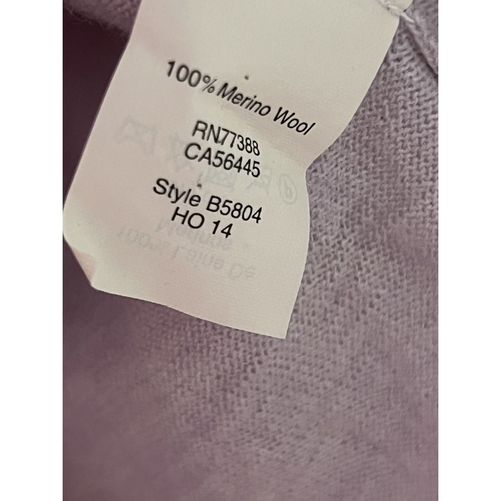 Madewell MADEWELL Northstar Pullover 100% Merino Purple M A003297 Size M / US 6-8 / IT 42-44 - 7 Thumbnail