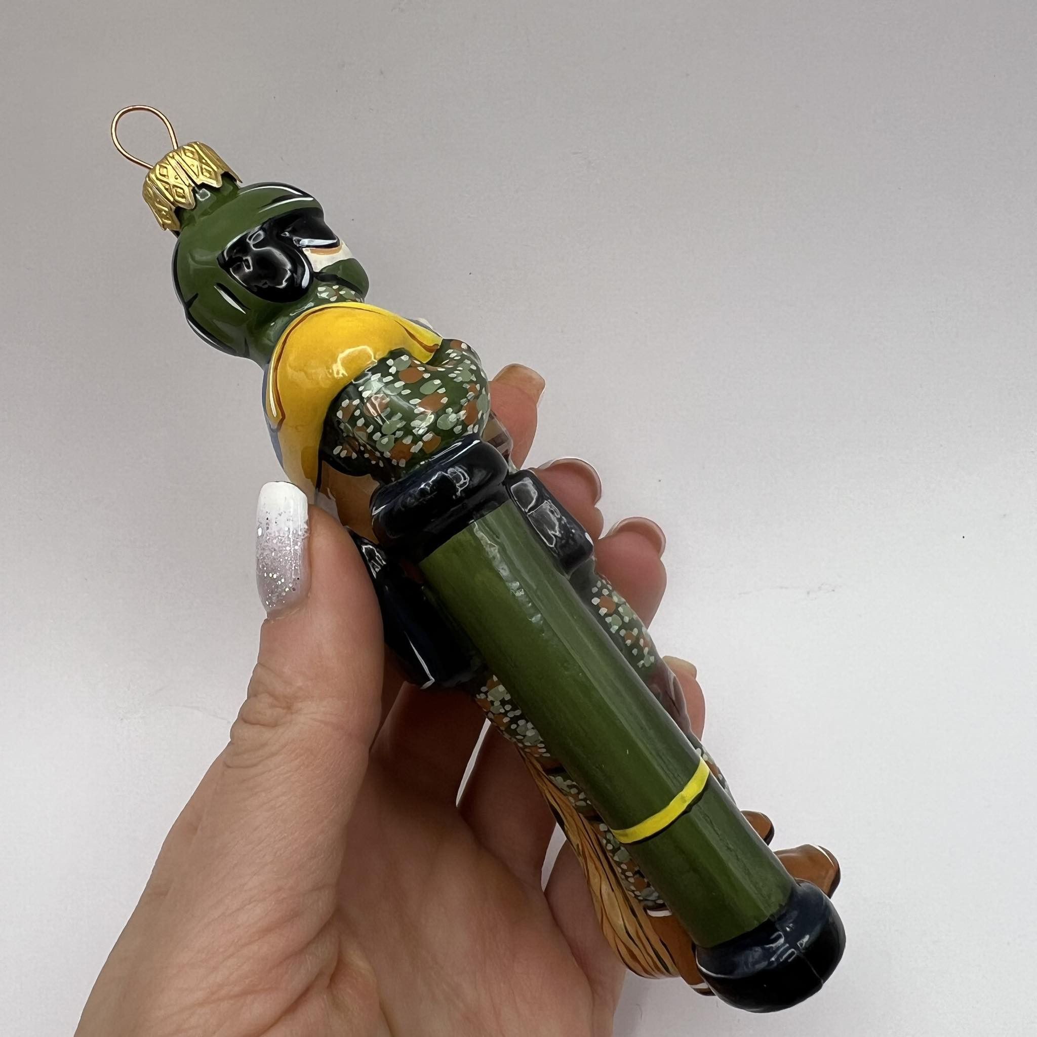 Other Ornament Xmas Tree Hanging Glass Soldier Warrior of Ukraine Size ONE SIZE - 4 Thumbnail