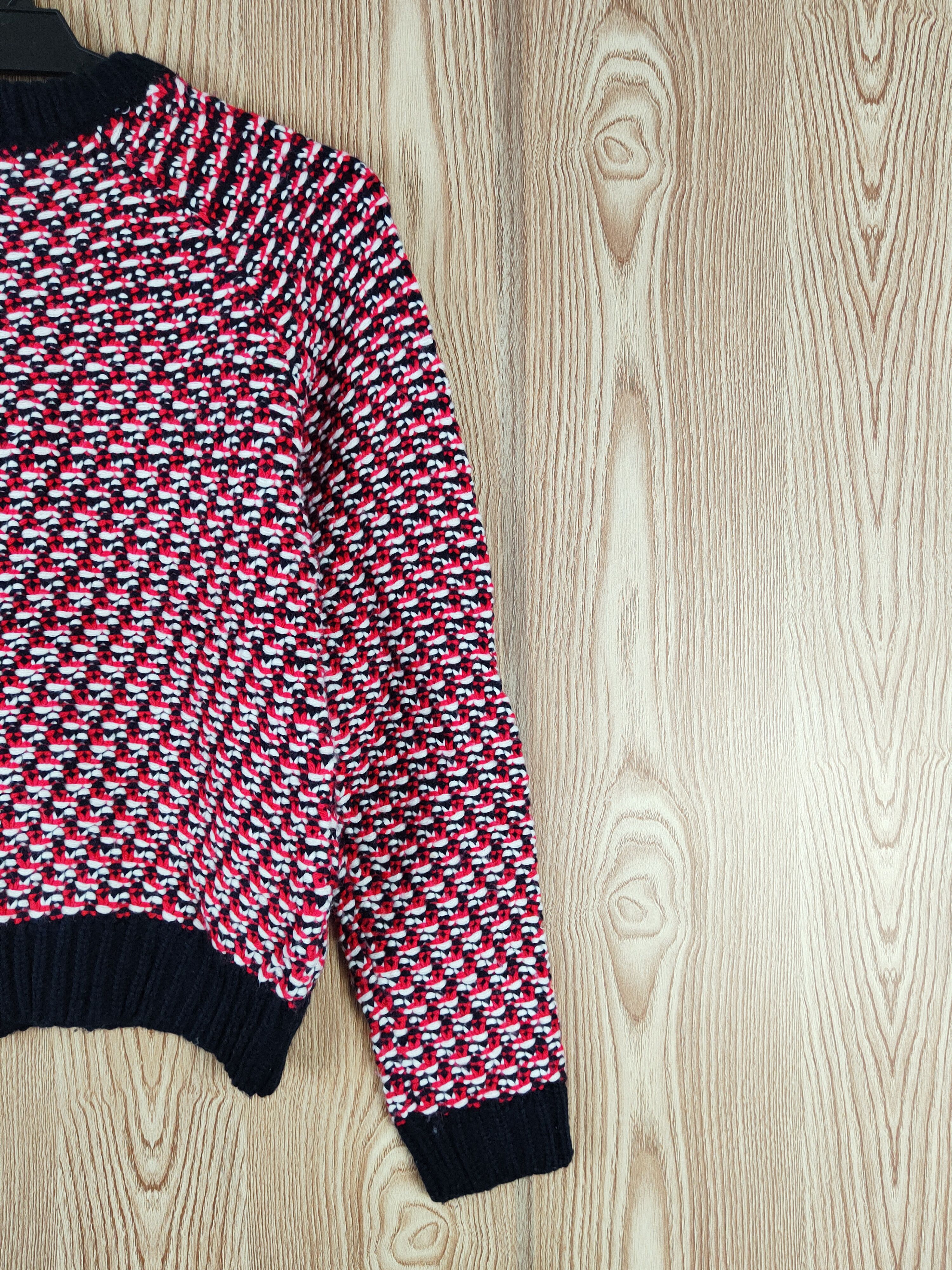 Japanese Brand M.deux Red Knitwear Sweatshirts #W124 Size XS / US 0-2 / IT 36-38 - 9 Thumbnail