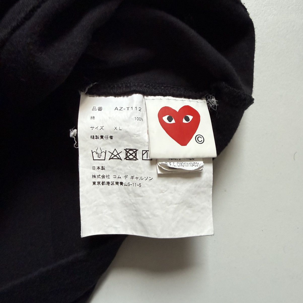 Comme des Garcons PLAY Comme Des Garçons PLAY Red Heart Tee Size US L / EU 52-54 / 3 - 6 Thumbnail
