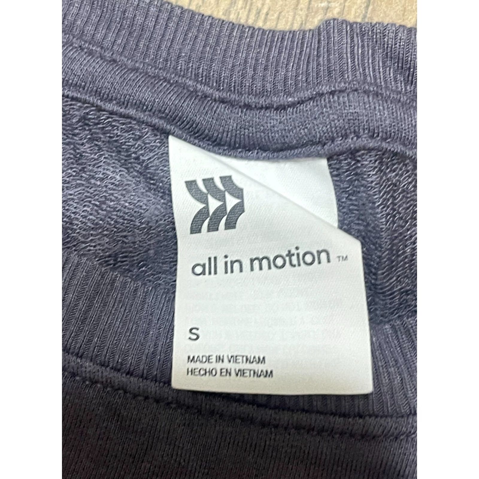 Vintage All In Motion Shirt Women's Small Purple Long Sleeve Crew Neck Activewear Size S / US 4 / IT 40 - 7 Thumbnail