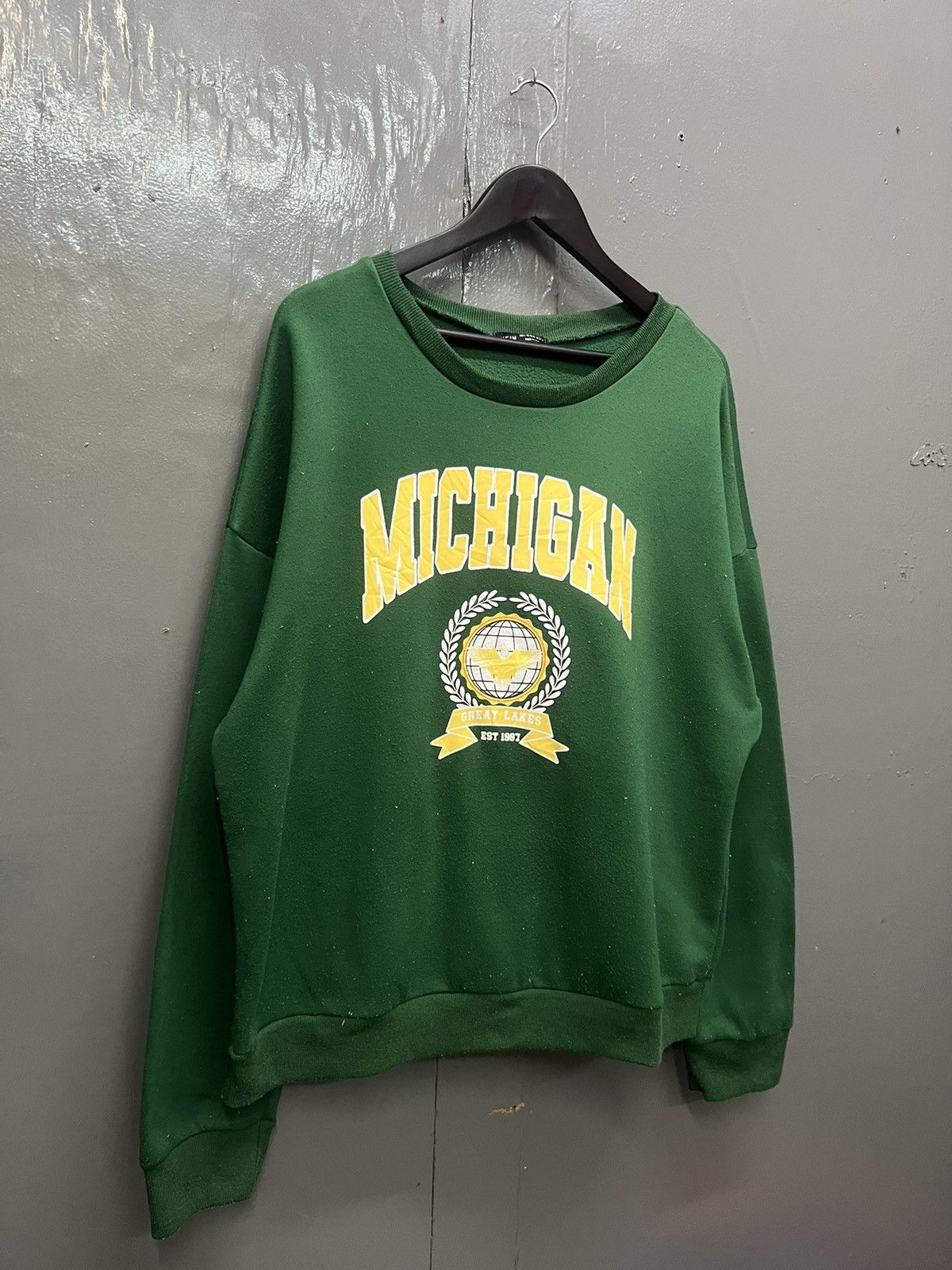 Japanese Brand Michigan Great Lakes Sweatshirt Size US L / EU 52-54 / 3 - 2 Thumbnail