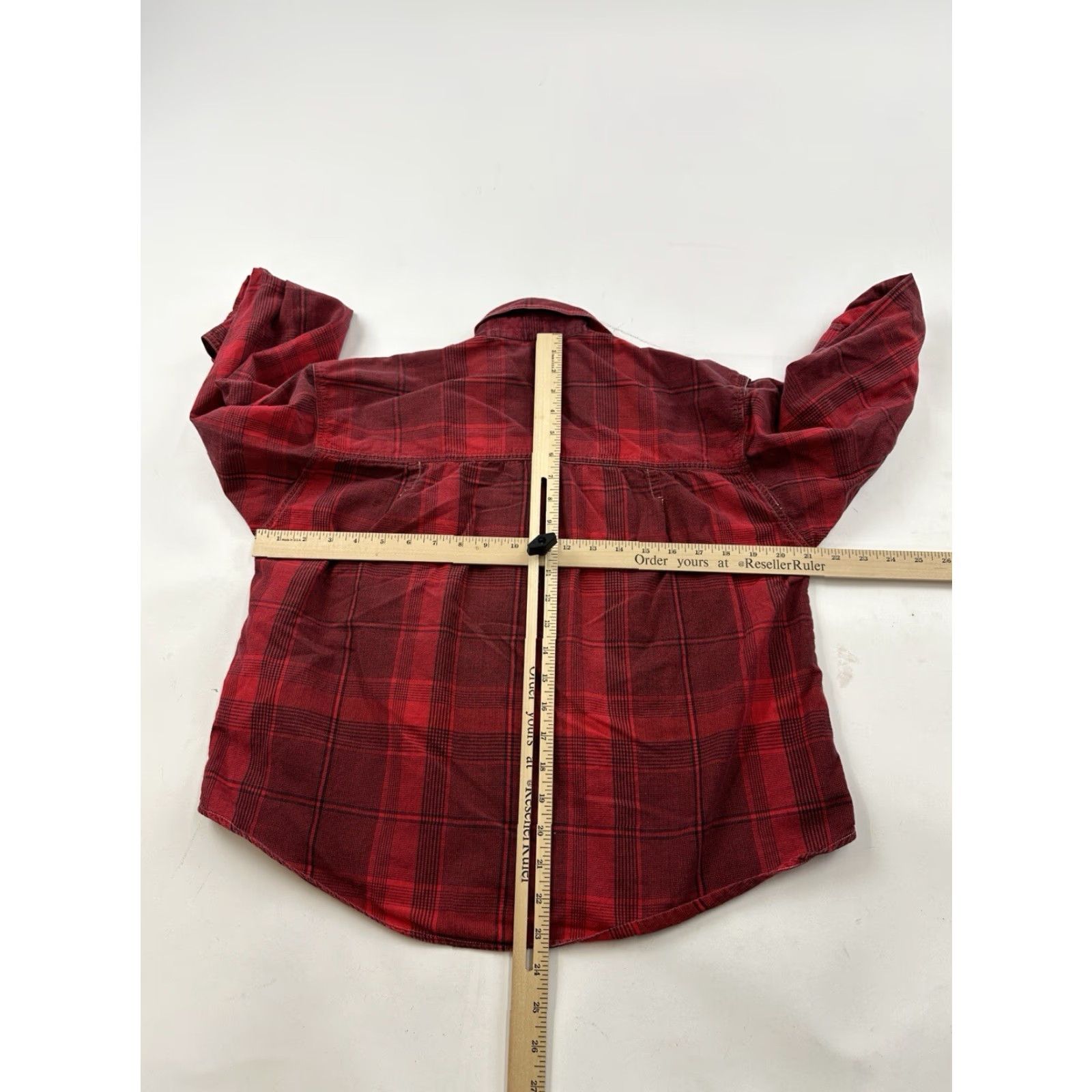 Vintage VINTAGE Sudden Impact Shirt Womens Small Red Plaid Button Up Long Sleeve Size S / US 4 / IT 40 - 4 Thumbnail