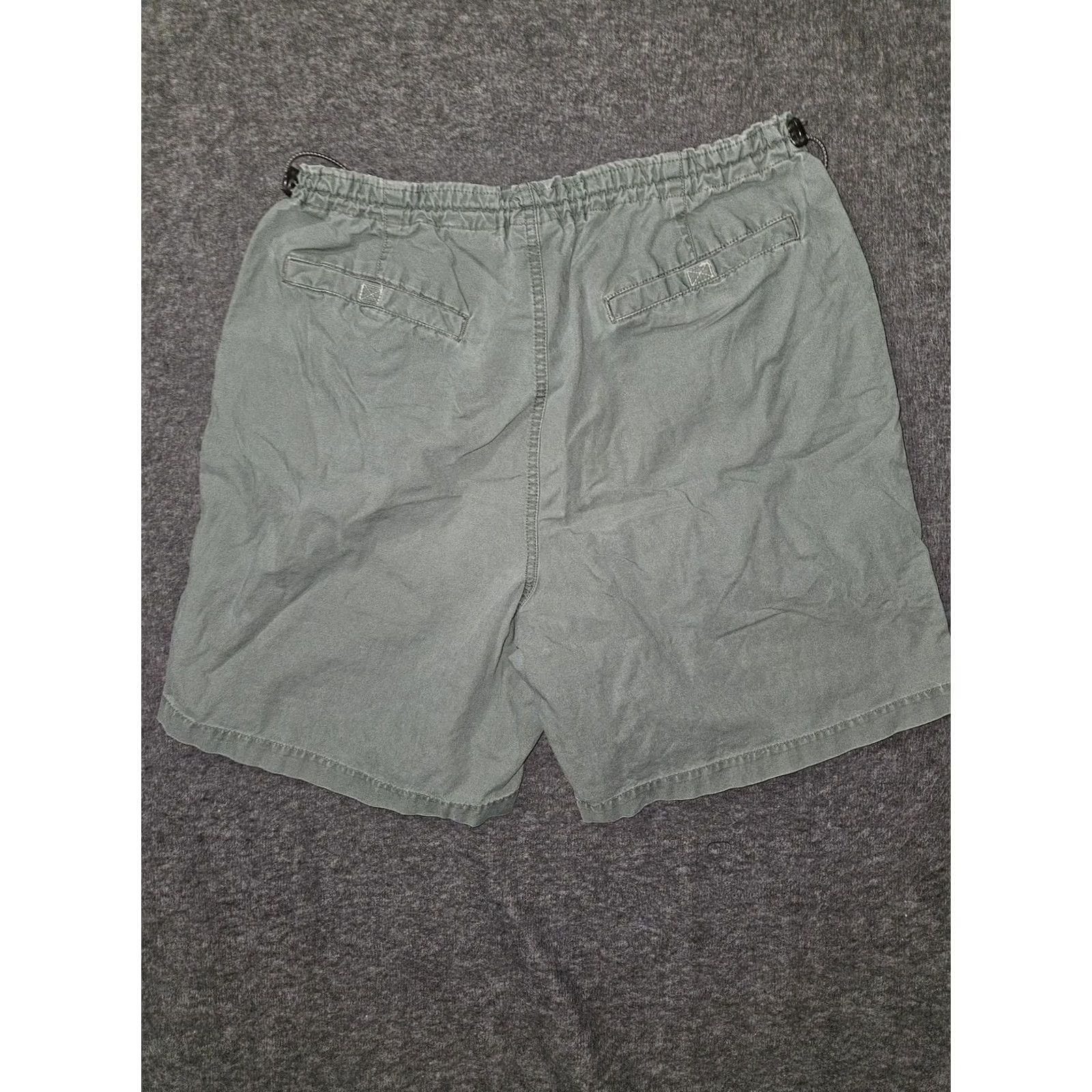 Vintage Columbia Shorts Womens Large Gray Utility Twill Elastic Waist Hiking Outdoor Desert? Size 36" / US 14 / IT 50 - 8 Thumbnail