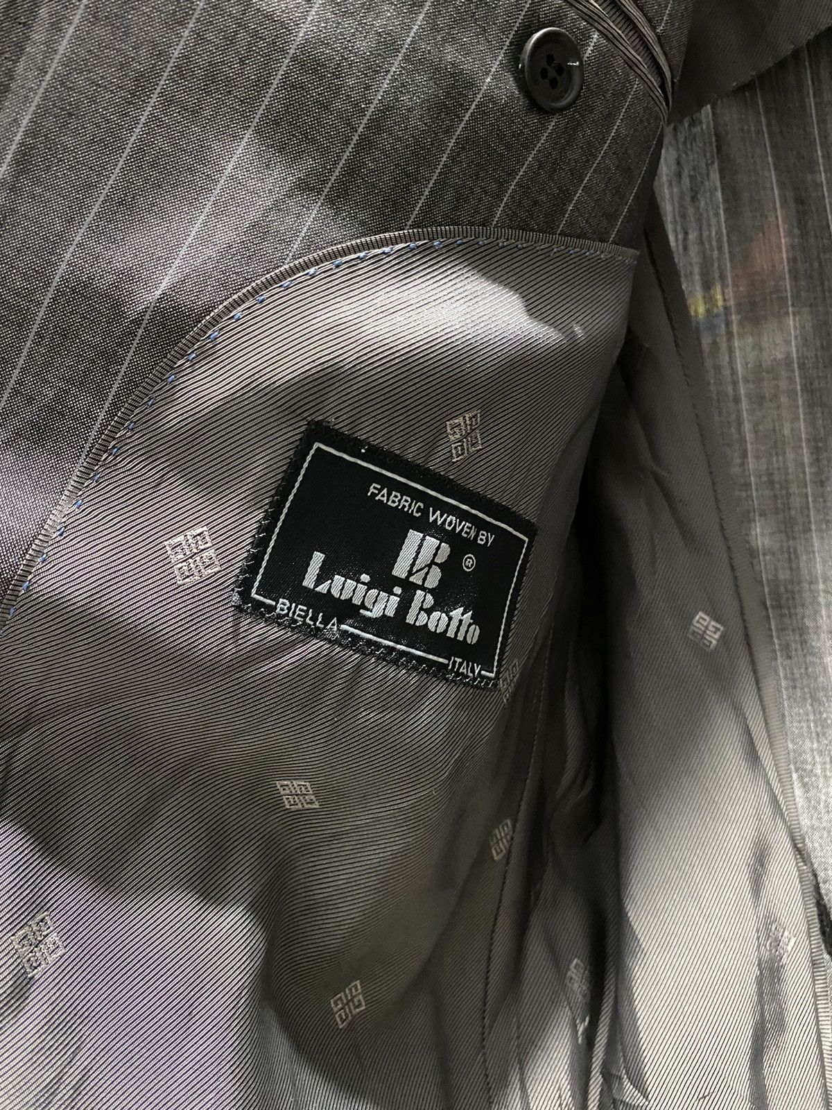 Vintage givenchy stripe blazers luigi botto italy