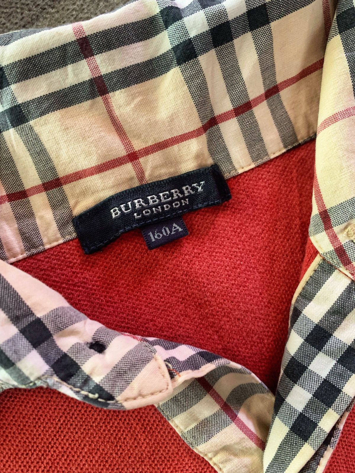 Burberry × Vintage BURBERRY London Remake Polo Shirt Size M / US 6-8 / IT 42-44 - 8 Thumbnail