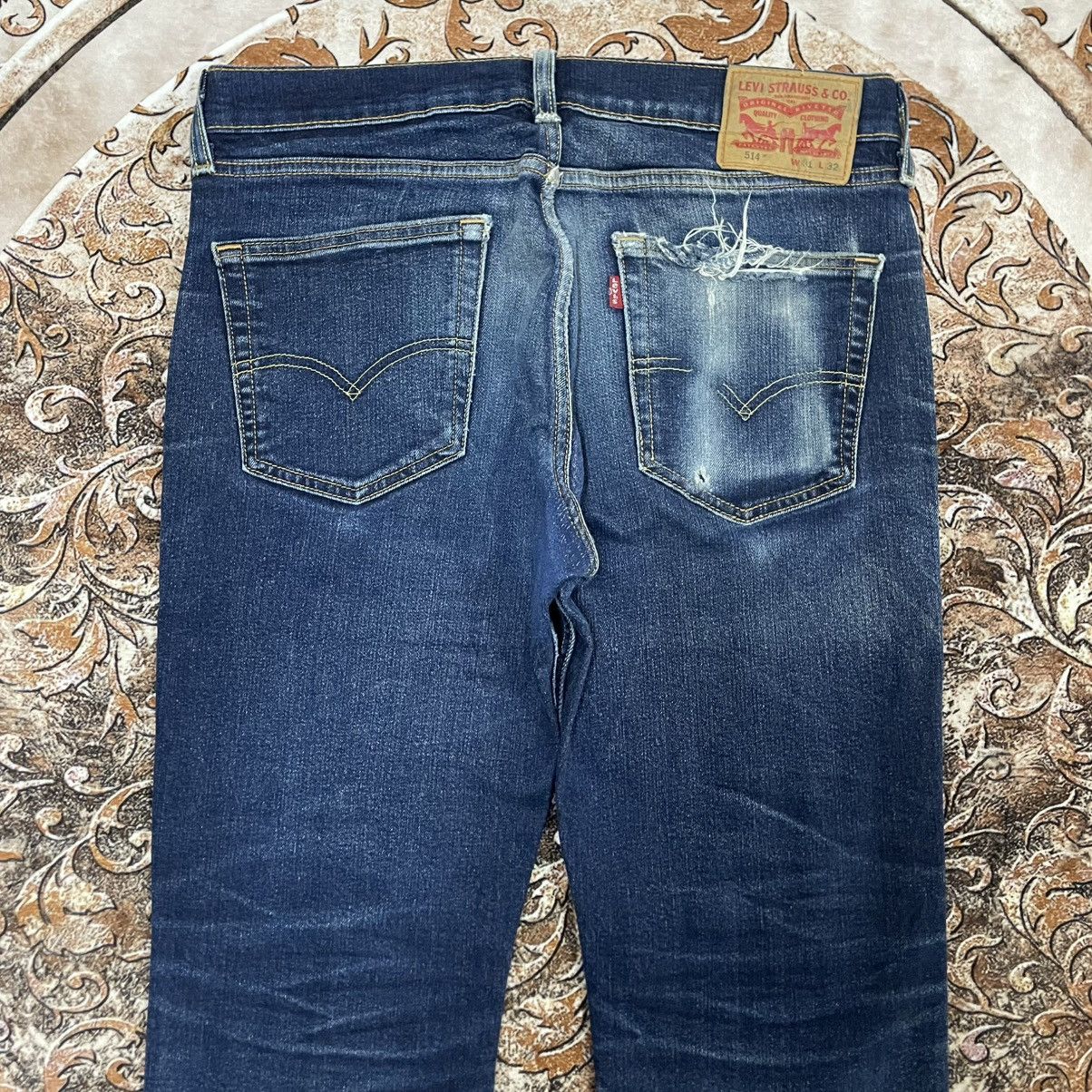 Levi's Vintage Clothing 🔥Vintage Levis 514 Stoned Washed Distress Denim Jeans Size US 32 / EU 48 - 5 Thumbnail