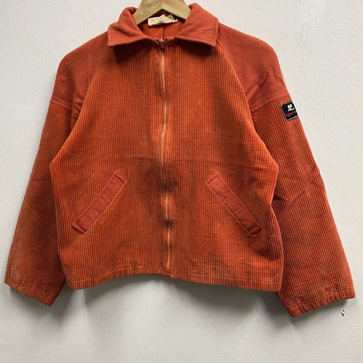 Courreges Vintage Courreges Hyperbole corduroy blouson jacket Size US XS / EU 42 / 0 - 4 Thumbnail