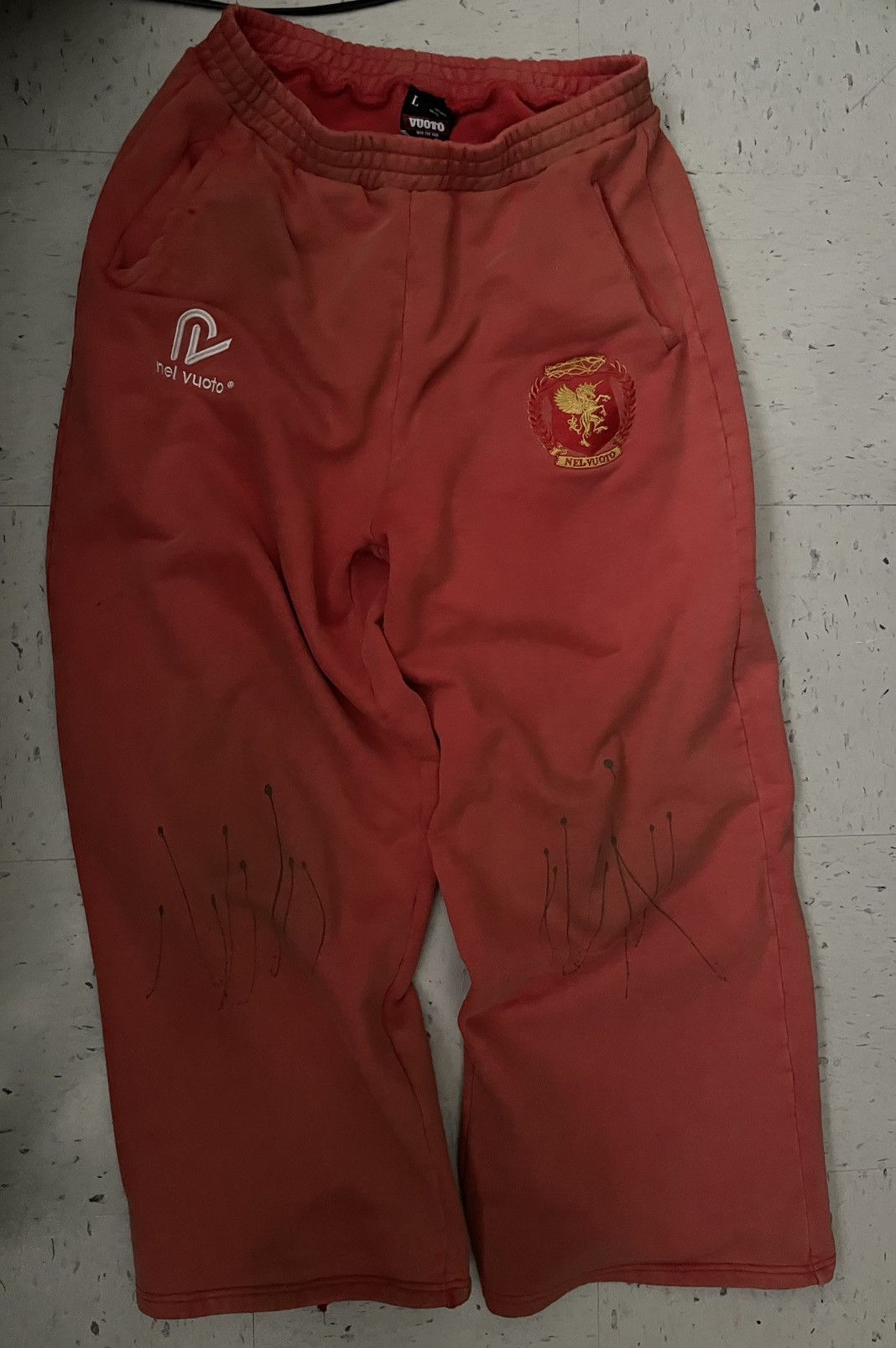 Other Nel Vuoto Orange Sweatpants; Large Size US 34 / EU 50 - 2 Thumbnail