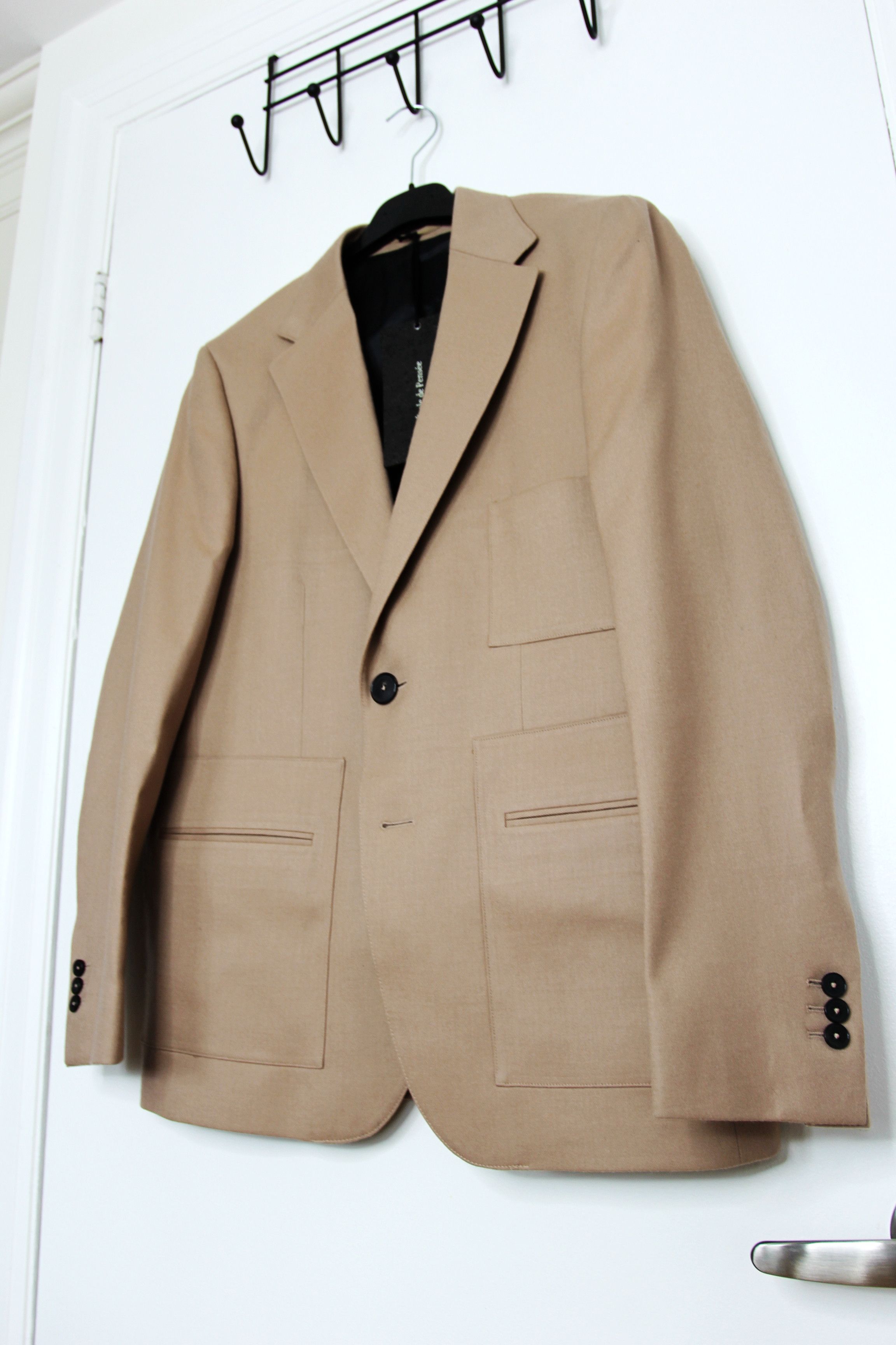 Other BNWT AW25 ECOLE DE PENSEE PINK BRUSHED WOOL JACKET 52 Size US L / EU 52-54 / 3 - 5 Thumbnail