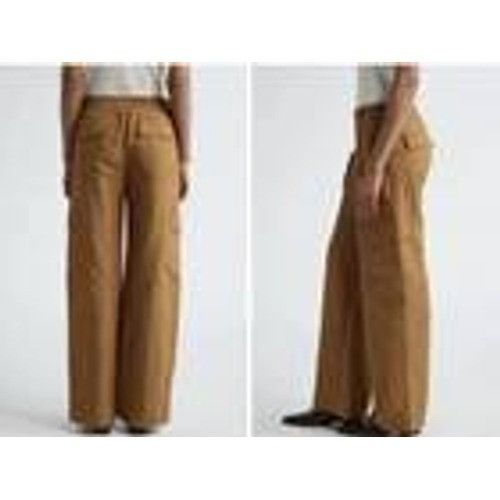 Vince Vince Wide Leg Cargo Pant Women 12 Tan Utility HighRise Wool Size 34" / US 12 / IT 48 - 7 Thumbnail