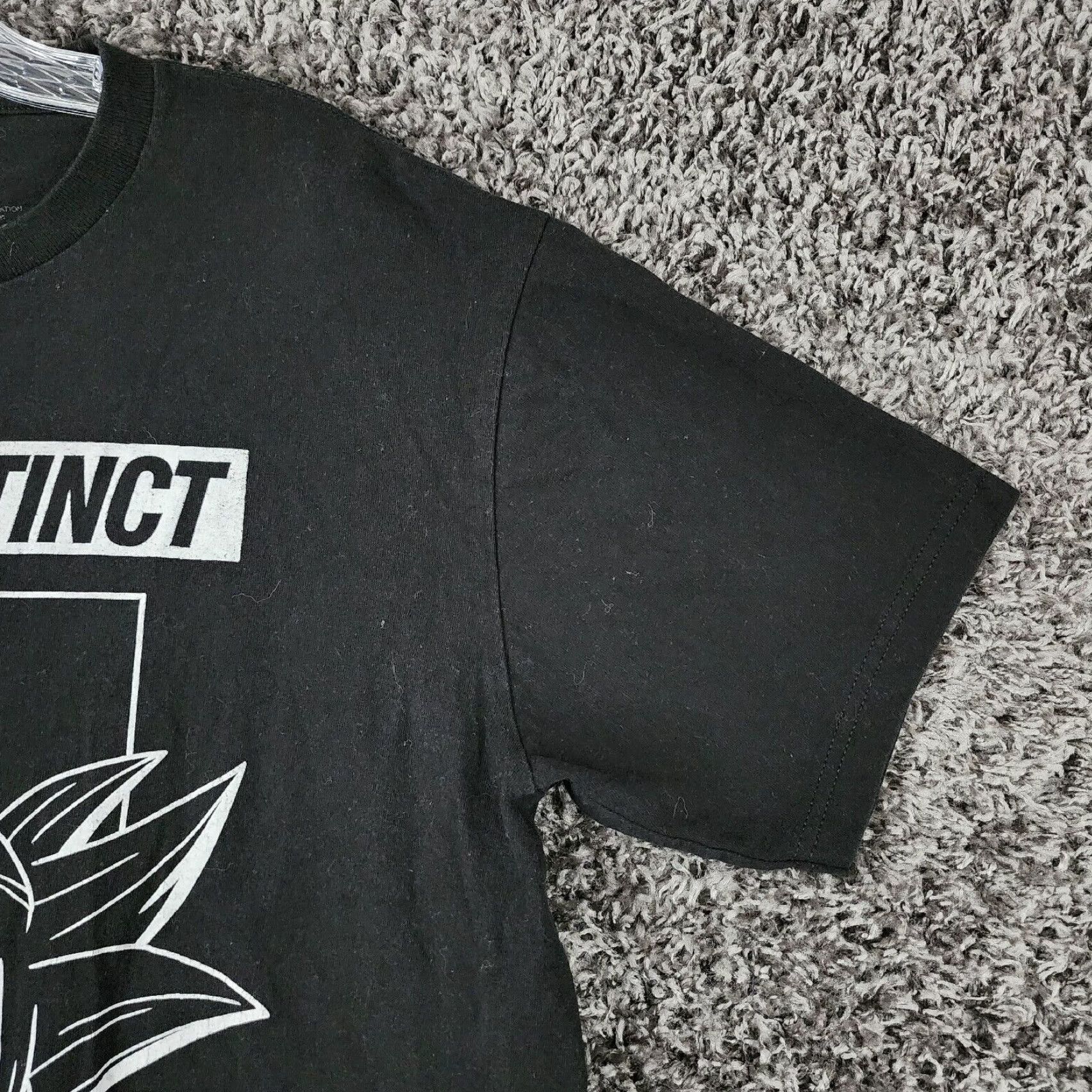 Vintage DRAGON BALL Z Ultra Instinct Goku Graphic T-Shirt Mens Black Large Short Sleeve Size US 33 - 3 Thumbnail