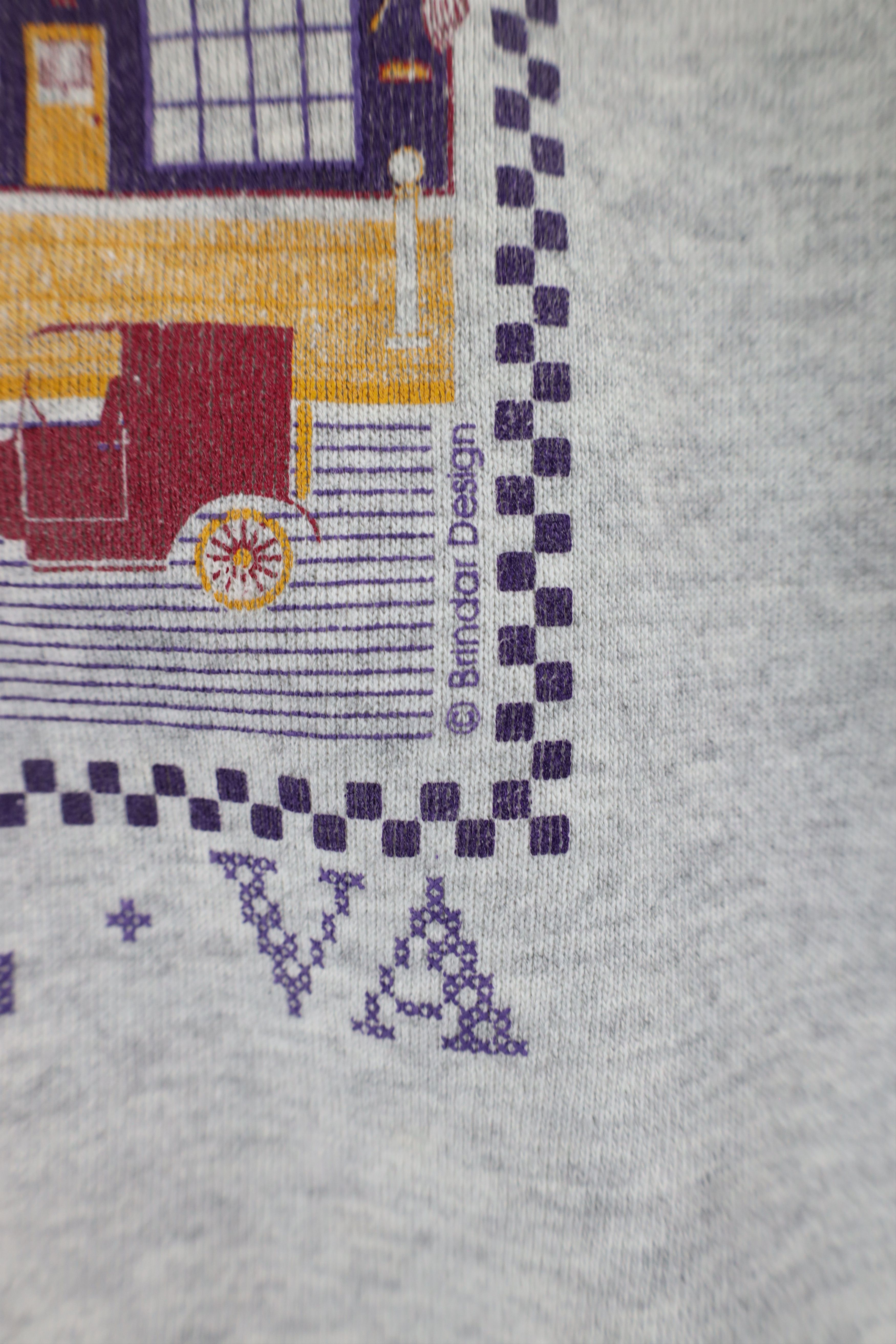 Vintage Vintage 90s Streetwear Hill Virginia Collared Sweatshirt Size XL / US 12-14 / IT 48-50 - 5 Thumbnail