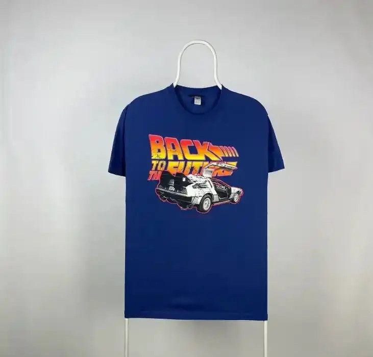 Band Tees Back to future T-shirt movie vintage size Medium blue Size US M / EU 48-50 / 2 - 1 Thumbnail