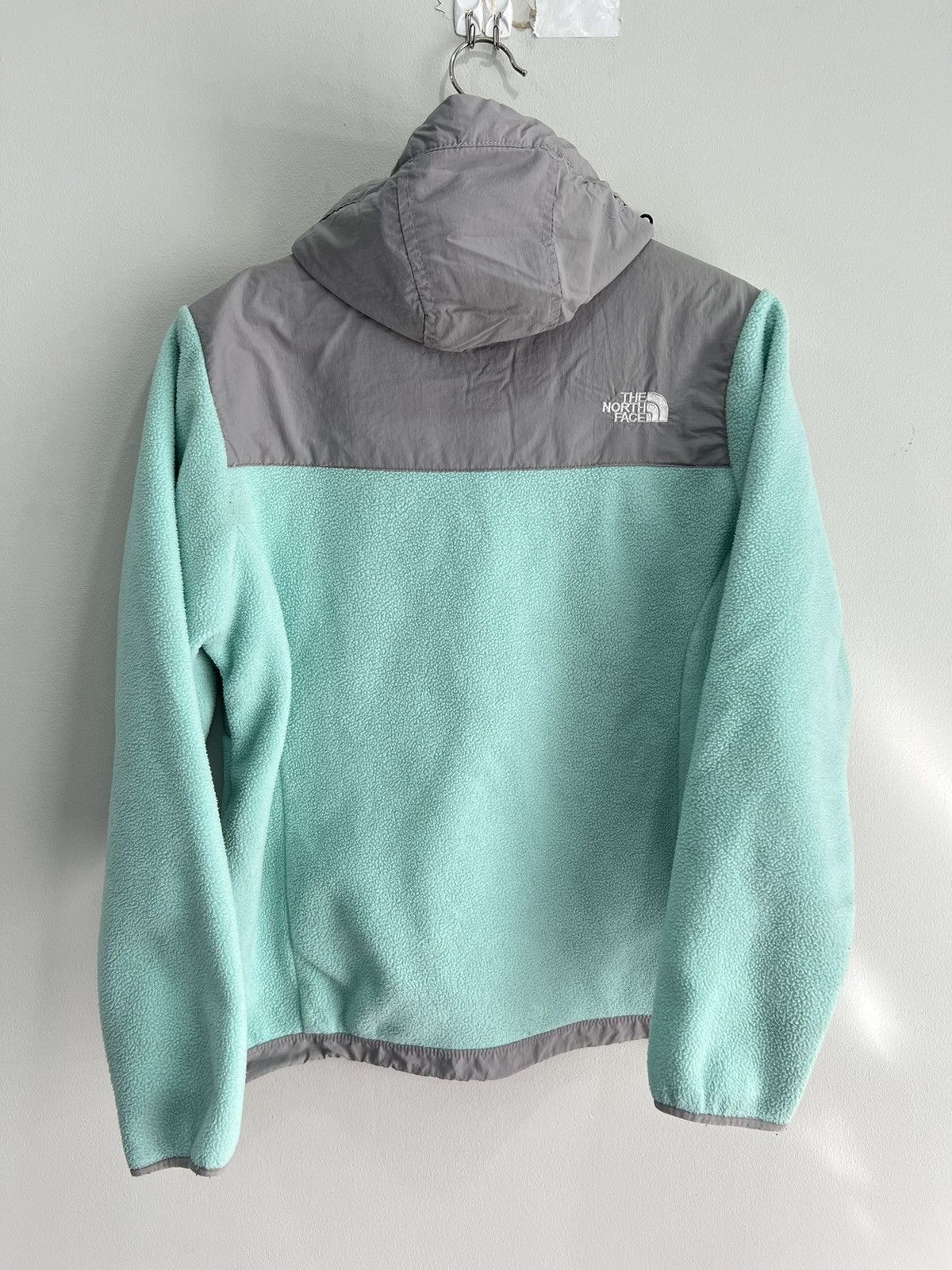 The North Face Vintage Womens North Face Denali fleece hooded green Size L / US 10 / IT 46 - 2 Thumbnail