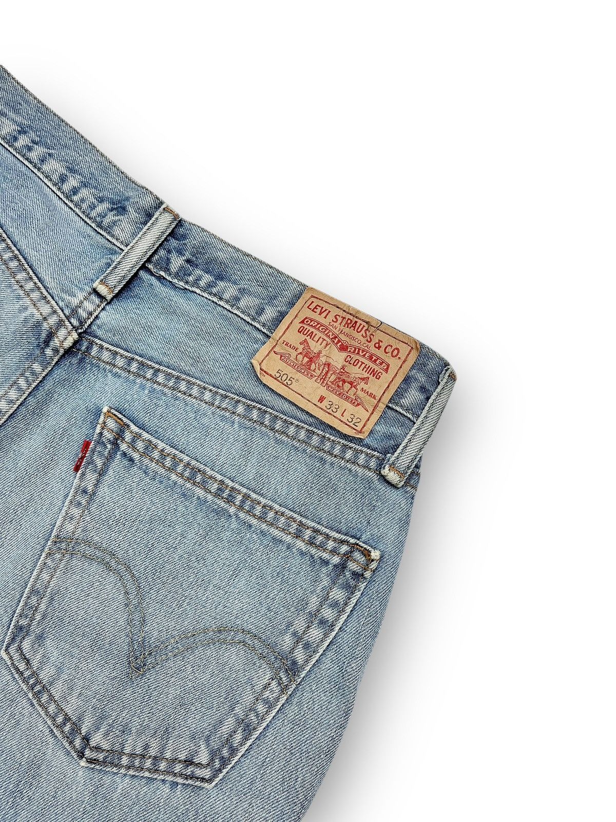 Levi's 2010 Levi's 505 Two Tone Patchwork Denim Pants Size US 32 / EU 48 - 5 Thumbnail