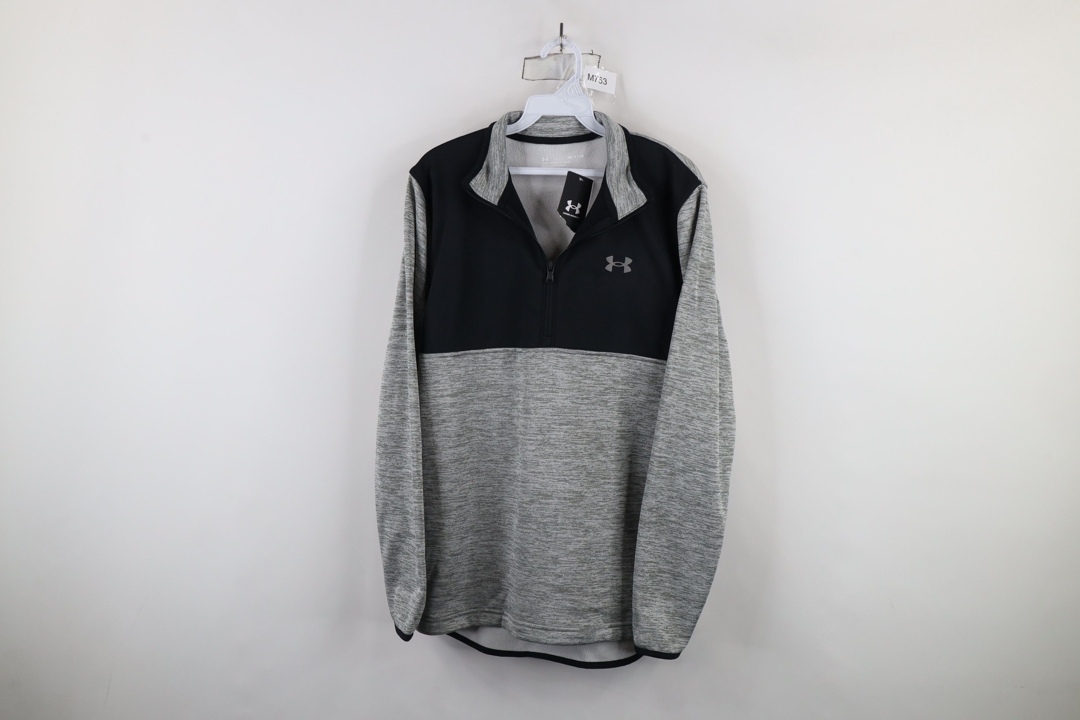 Under Armour × Vintage New Under Armour Fleece Lined Half Zip Pullover Sweater Size US S / EU 44-46 / 1 - 1 Thumbnail