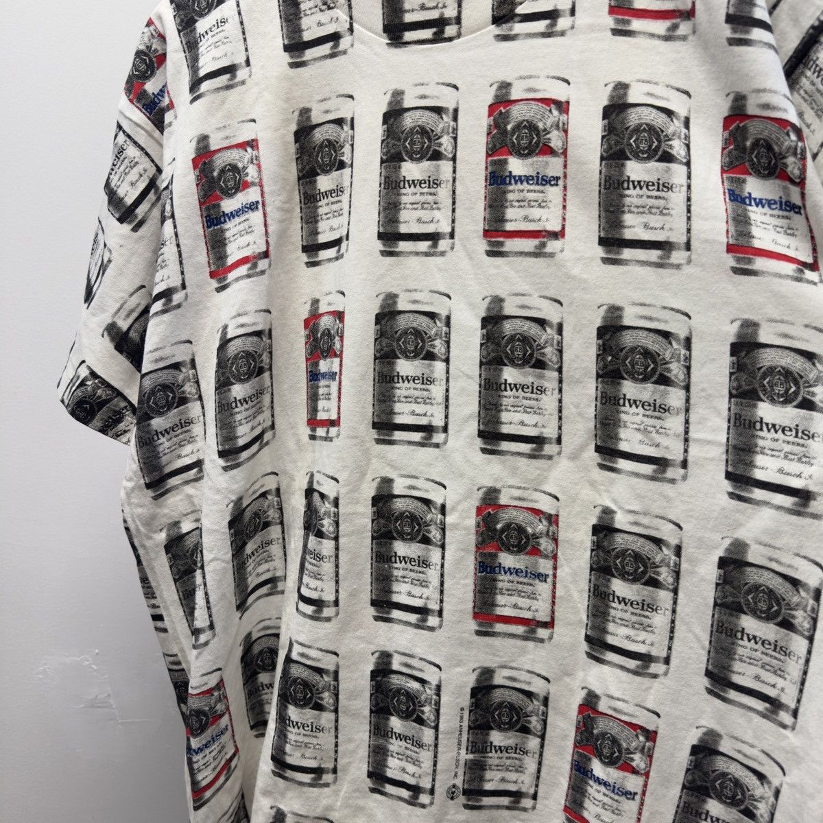 Vintage Vintage 90s Budweiser Warhol AOP Print Art Shirt ERD Grunge Size US L / EU 52-54 / 3 - 7 Thumbnail