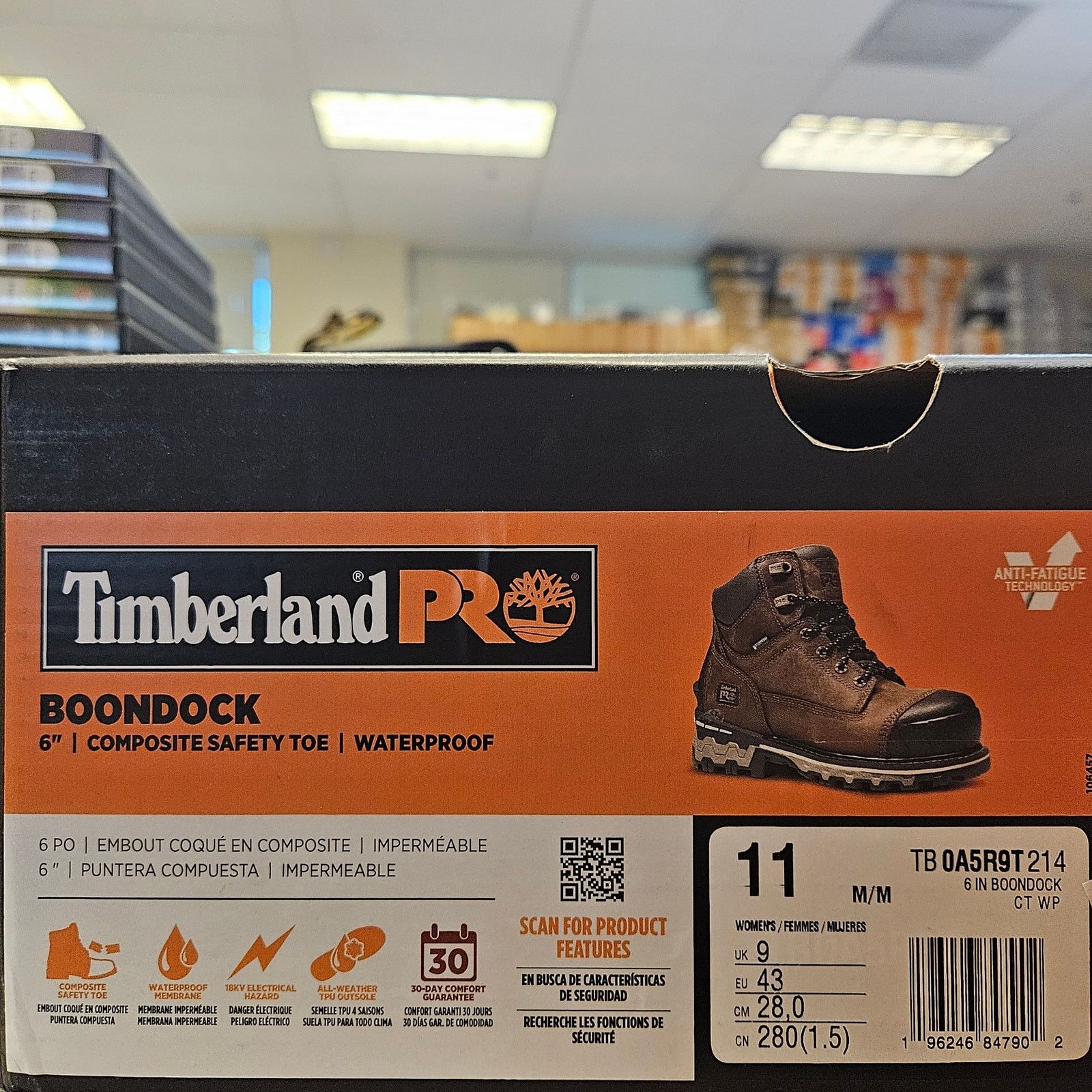 Timberland TIMBERLAND PRO WOMEN'S 11 BOONDOCK 6IN COMPOSITE SAFETY TOE Size US 11 / IT 41 - 8 Thumbnail