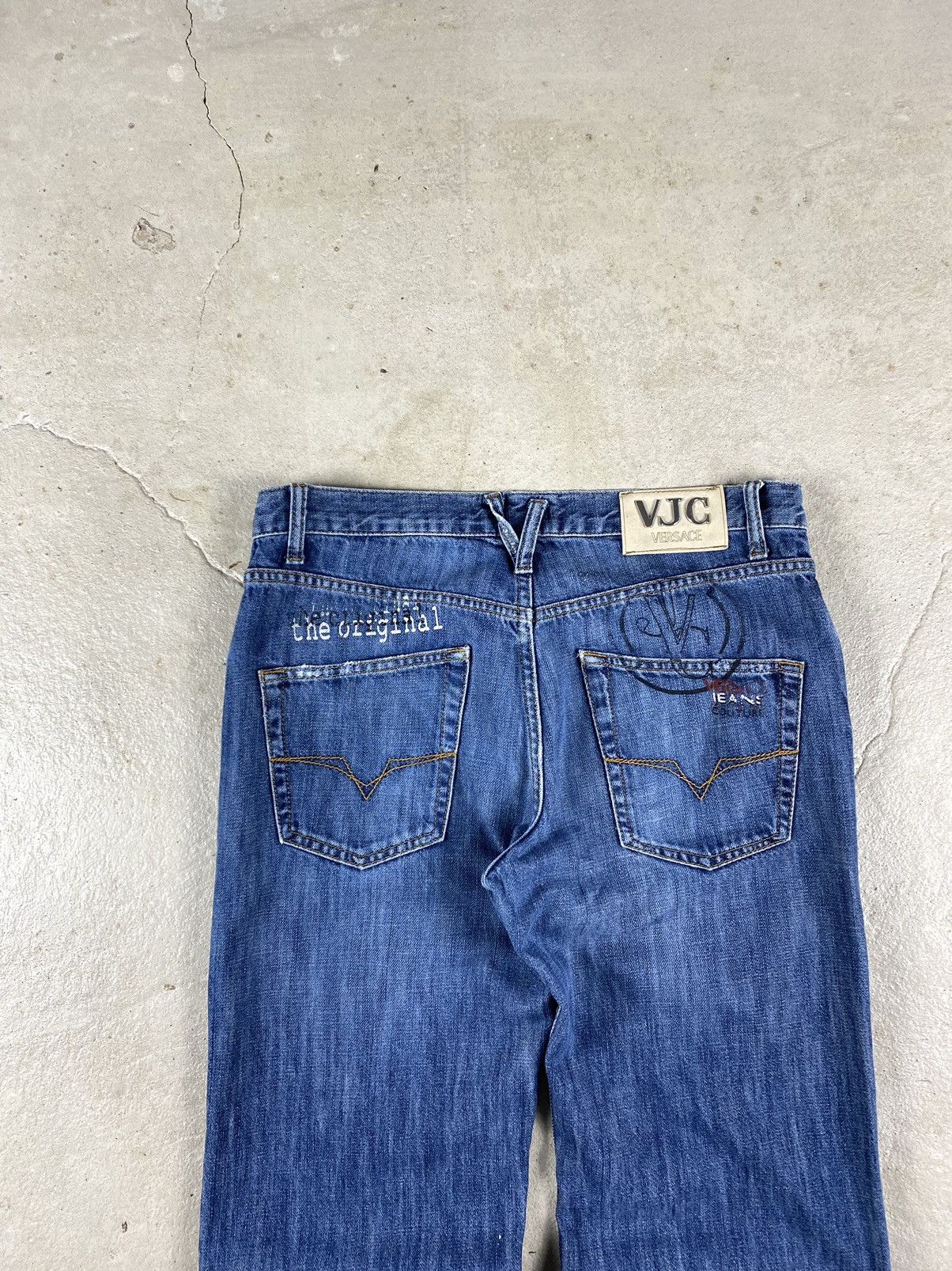 Versace Y2K Vintage Archive Versace Jeans Denim Pants Hype Size US 34 / EU 50 - 3 Thumbnail