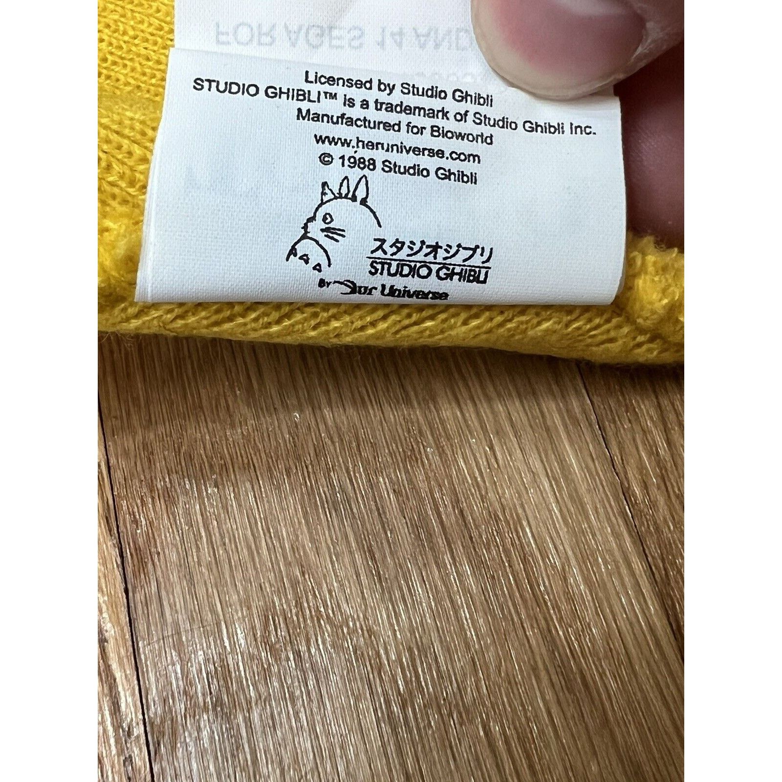 Other Studio Ghibli My Neighbor Totoro Umbrella Yellow Beanie Size ONE SIZE - 5 Thumbnail