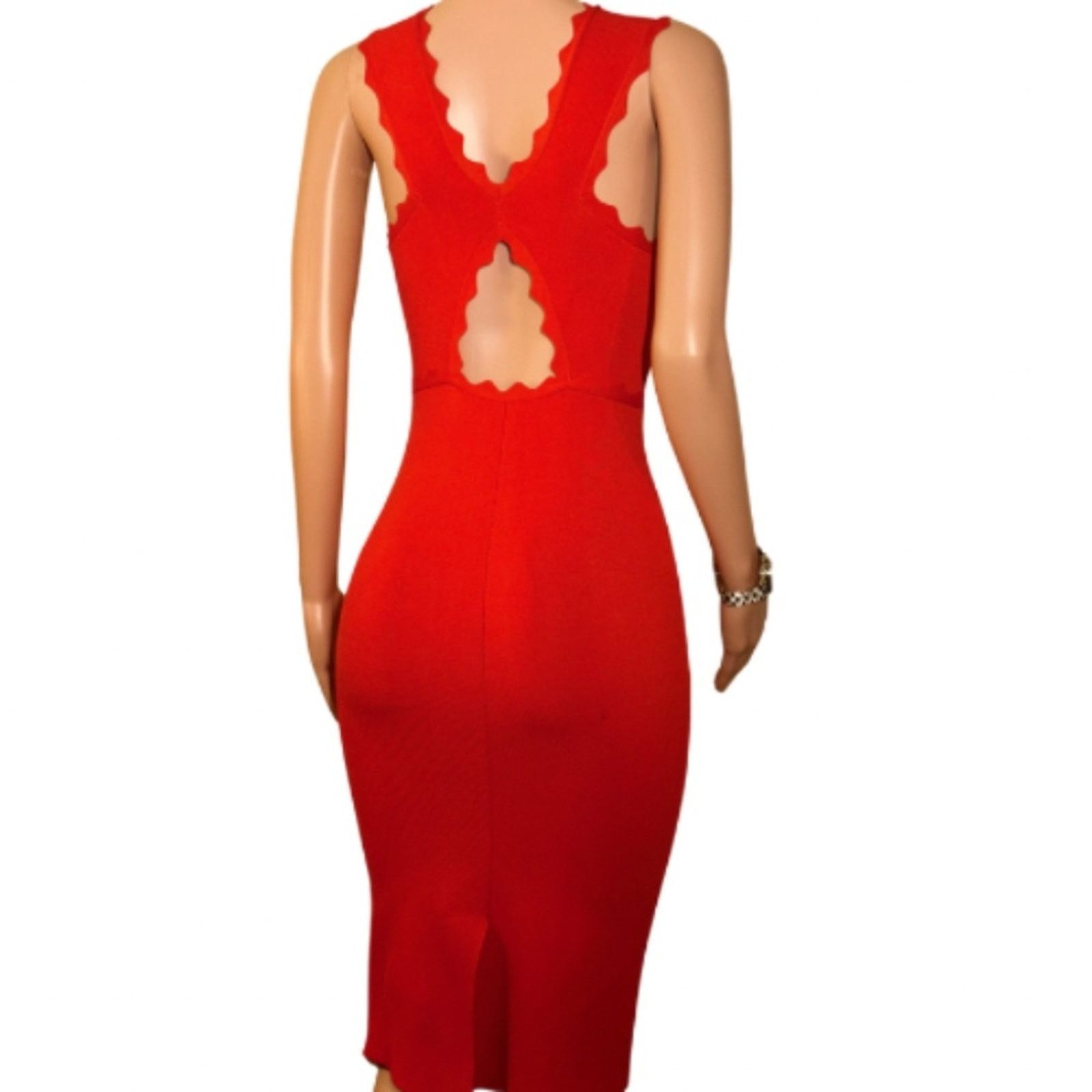 A.L.C. A.l.c. Aldridge Scalloped Dress Size XS / US 0-2 / IT 36-38 - 5 Thumbnail