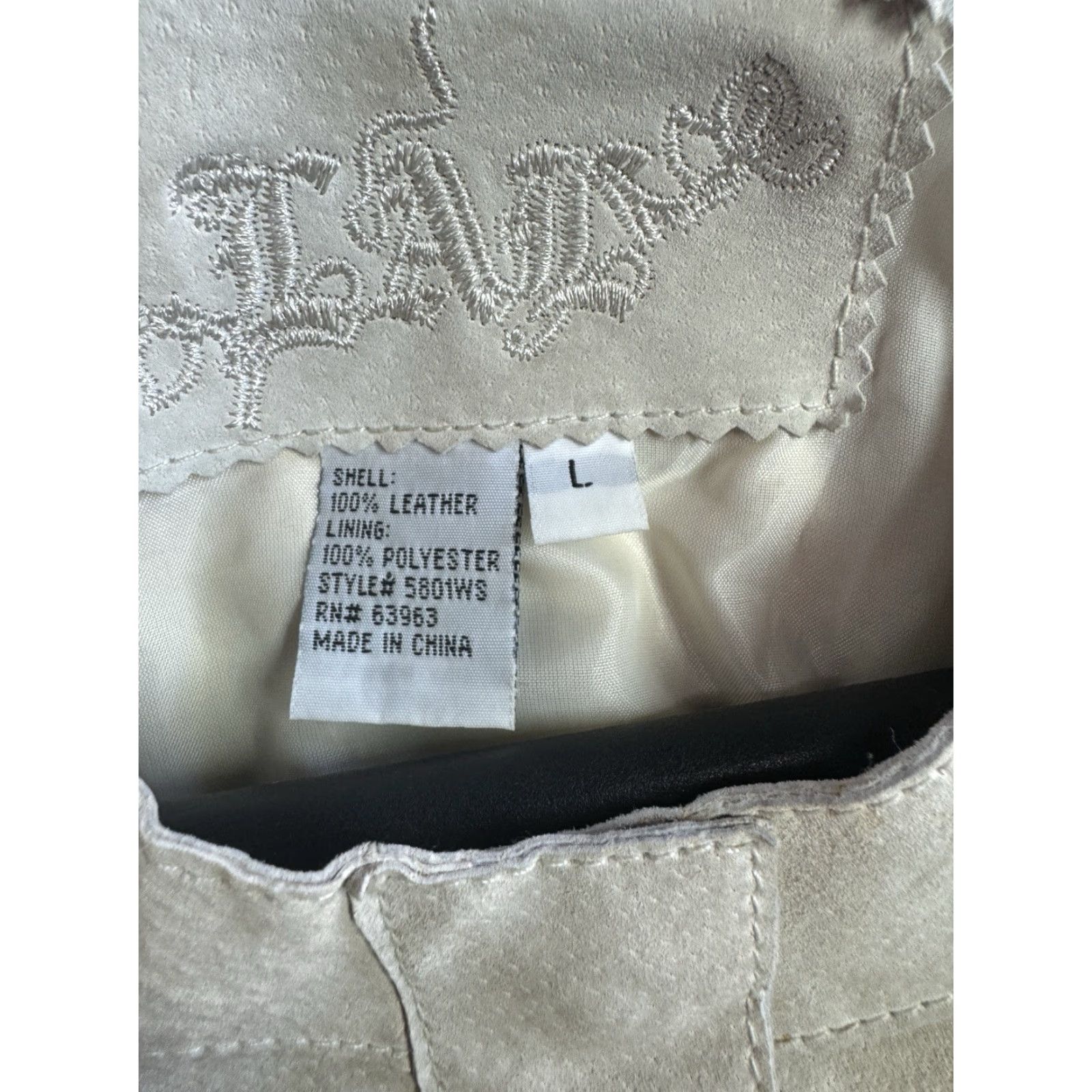 Olive Live a Little Tan Beige Suede Leather Jacket Button Up Women’s Size Large Size L / US 10 / IT 46 - 7 Thumbnail
