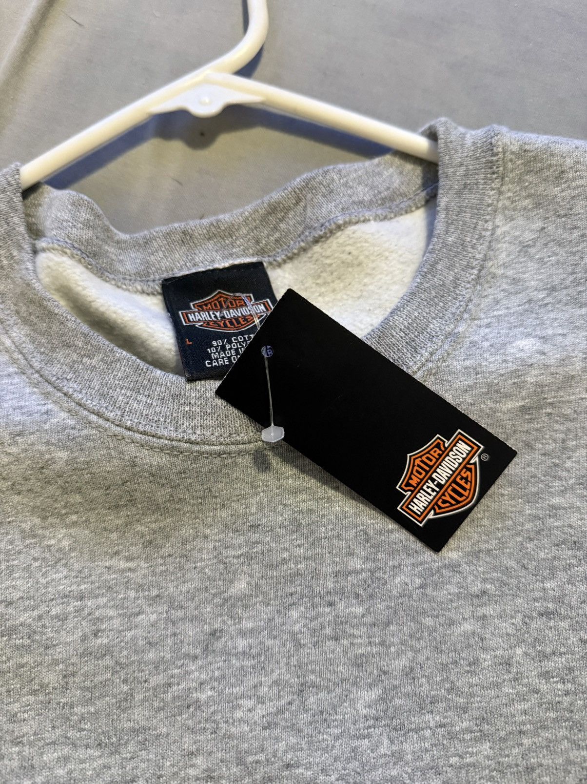 Harley Davidson × Vintage Vintage Harley Davidson Sweatshirt Size US L / EU 52-54 / 3 - 3 Thumbnail
