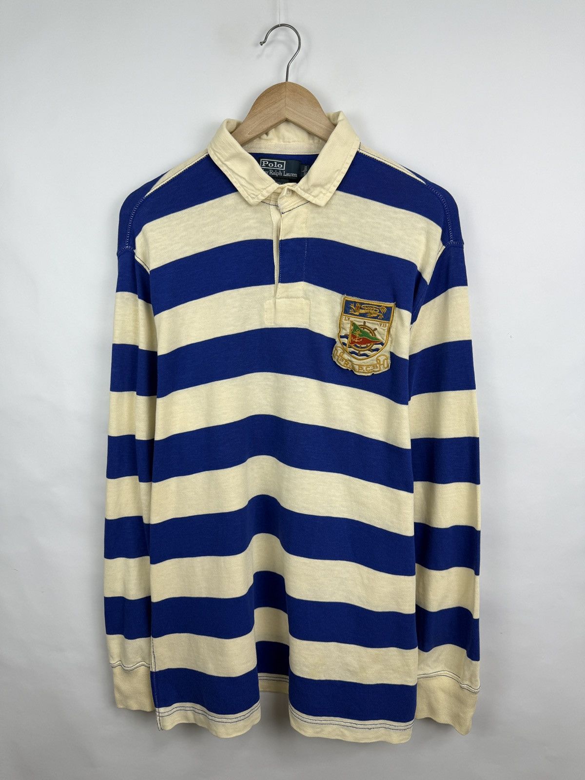 Polo Ralph Lauren 🇺🇸 Vintage 90s Polo Ralph Lauren Dragon RLPC Long Sleeve Rare Size US L / EU 52-54 / 3 - 3 Thumbnail