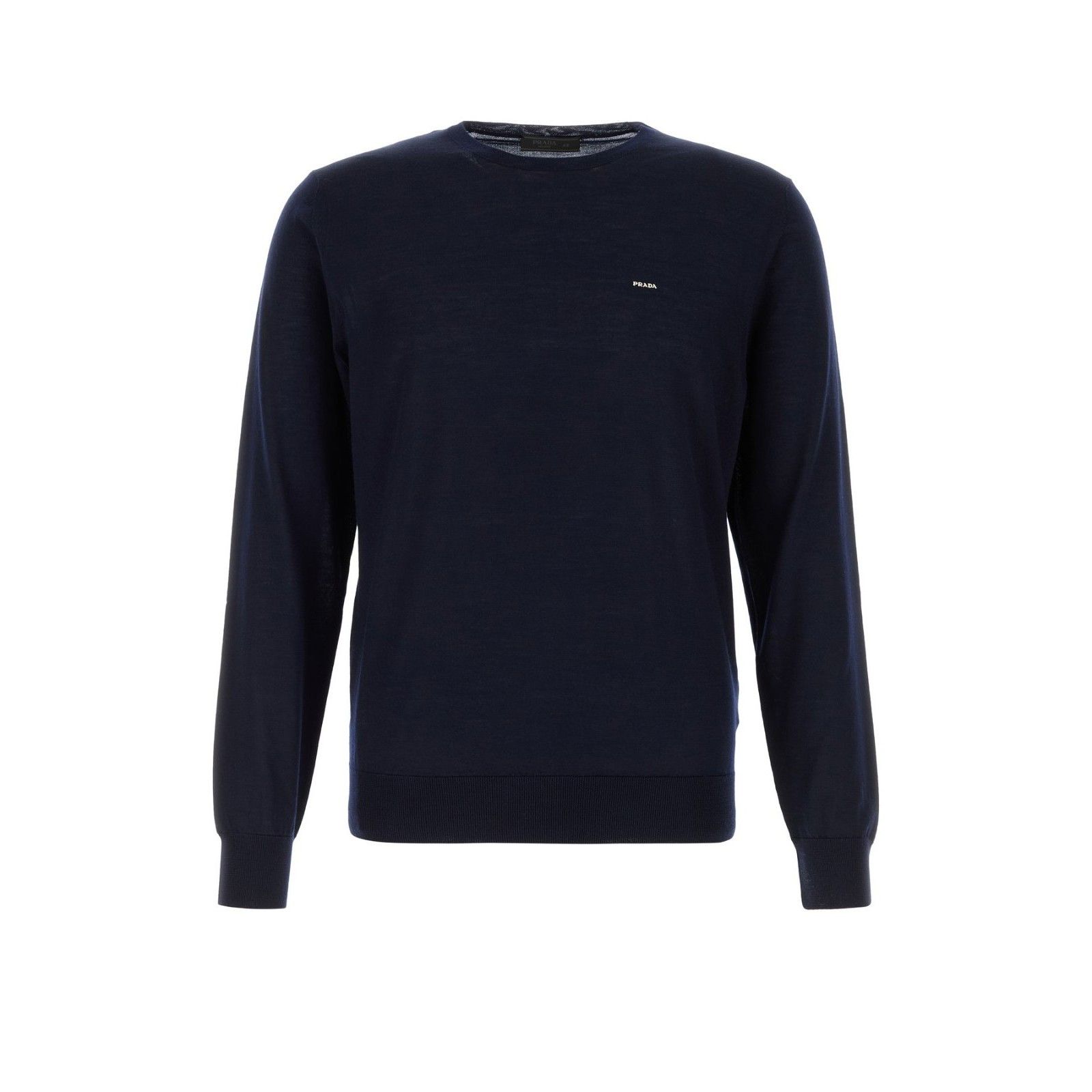 Prada PRADA Midnight Blue Wool Sweater New & Authentic (Men's size Size US M / EU 48-50 / 2 - 1 Thumbnail