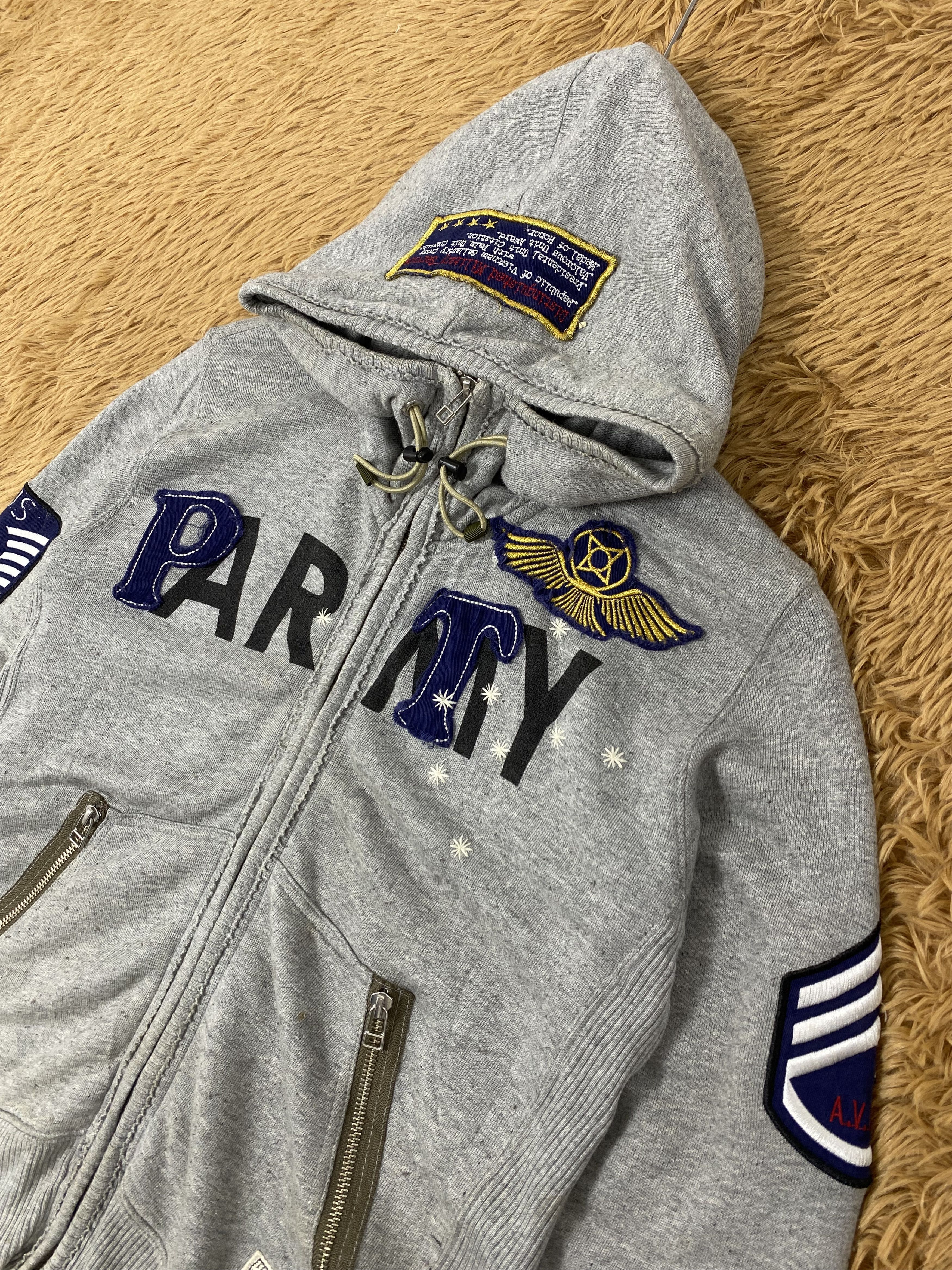 Avirex Vintage Avirex Zipper Hoodie Sweaters PS0068 Size US M / EU 48-50 / 2 - 2 Thumbnail