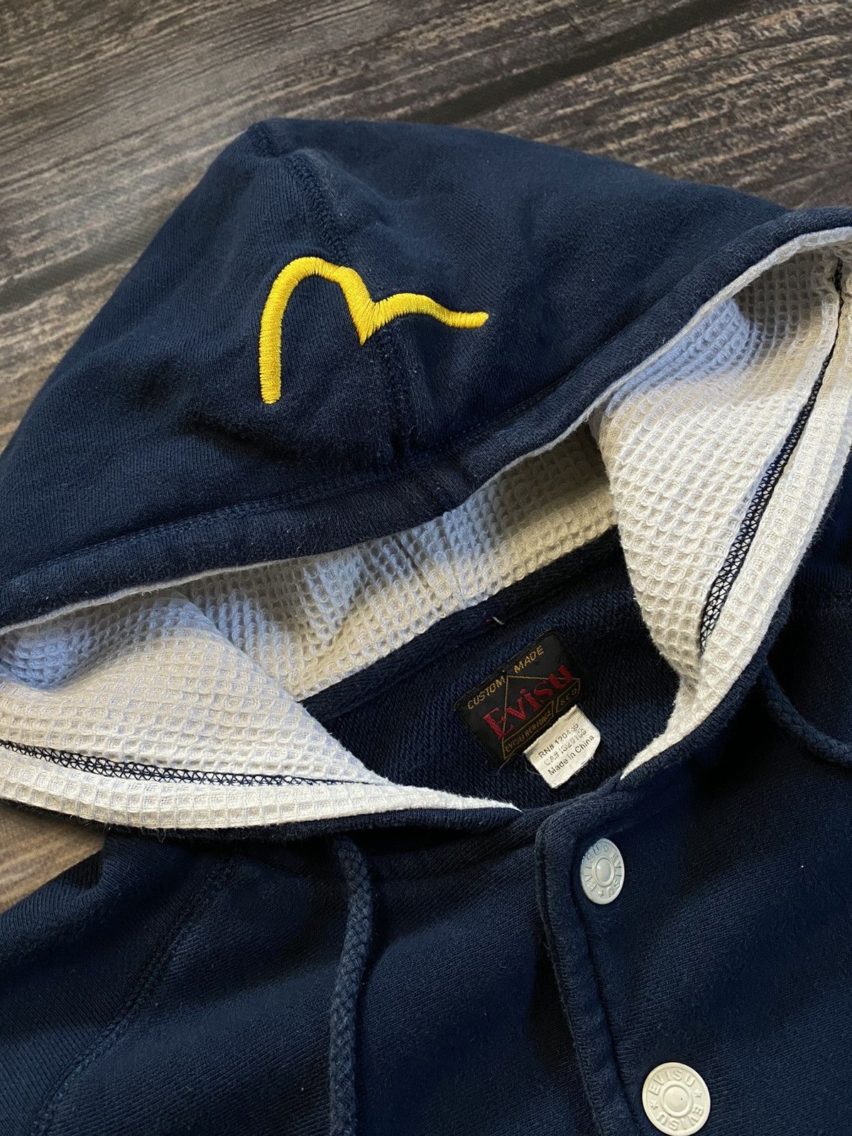 Evisu × Japanese Brand × Vintage RARE❗️ 90’s EVISU VINTAGE HOODIE Y2K Size US M / EU 48-50 / 2 - 8 Thumbnail