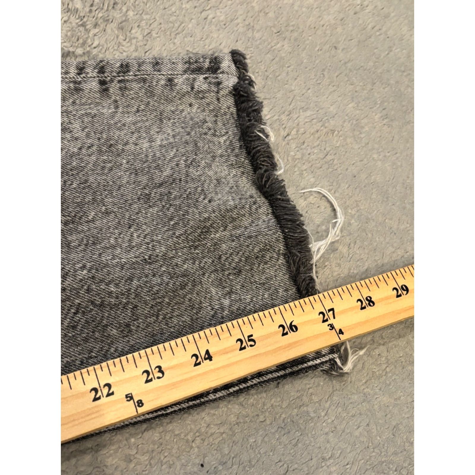 Mango Mango Havana Jeans Womens 12 Black Washed High Waist Ankle Straight Denim Jeans Size 34" / US 12 / IT 48 - 6 Thumbnail