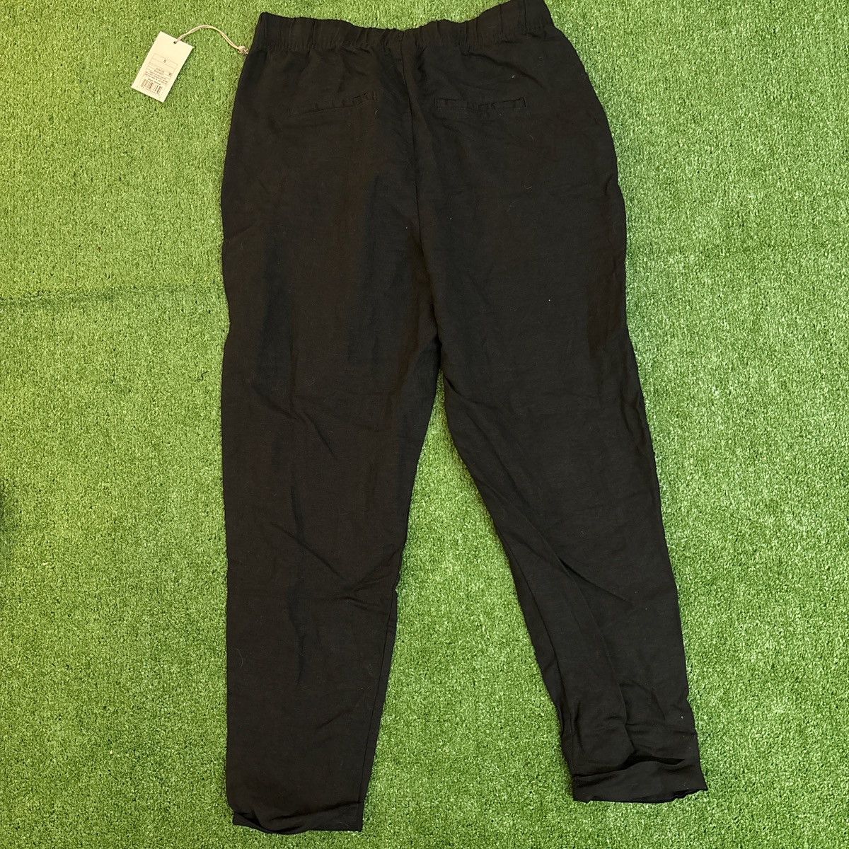 Other NWT Women’s Black Linen Capri Pants Size 27" / US 4 / IT 40 - 3 Thumbnail