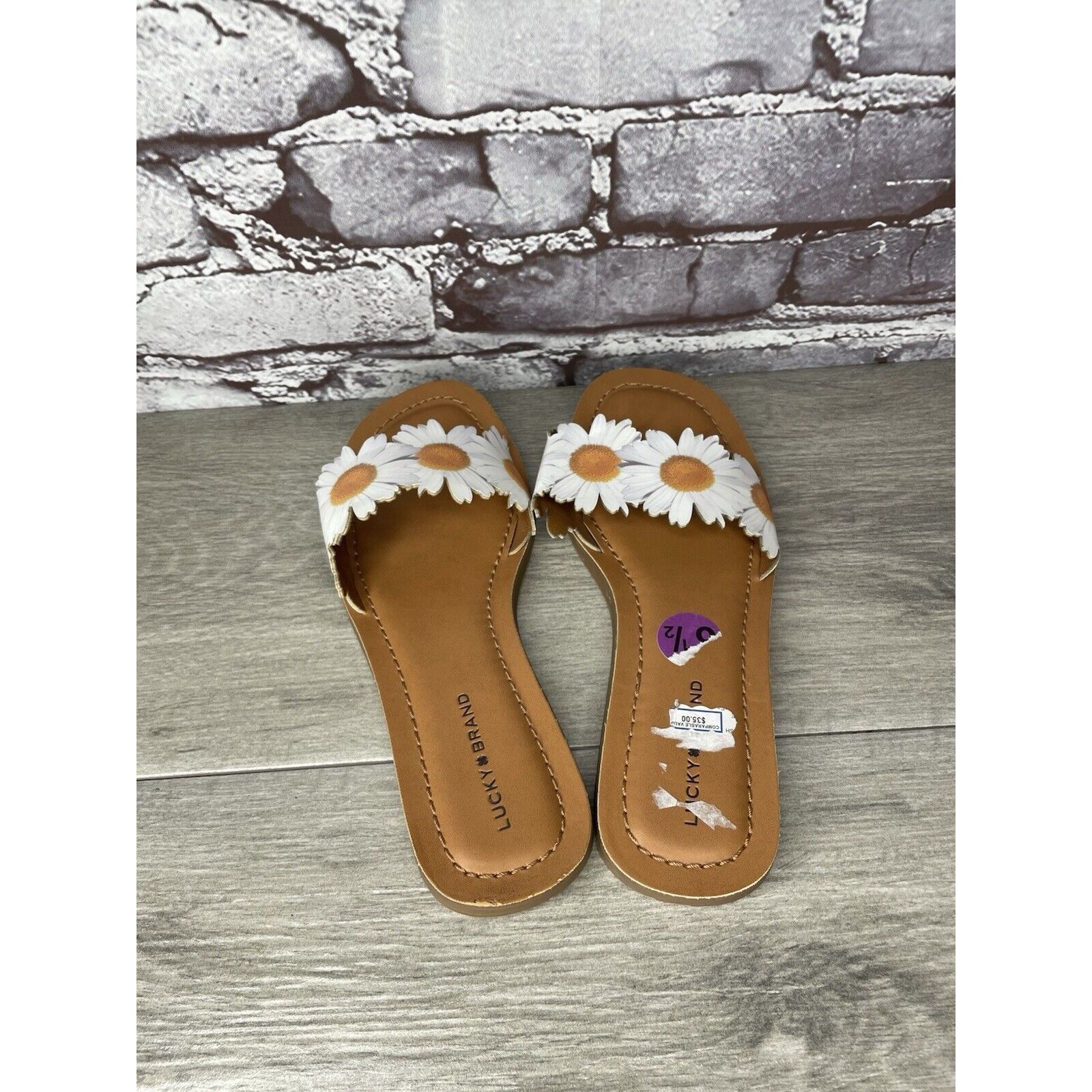 Lucky Brand Lucky Brand Floral Daisy Quiet Luxury Beach Slides Sandals W Size US 6.5 / IT 36.5 - 17 Thumbnail