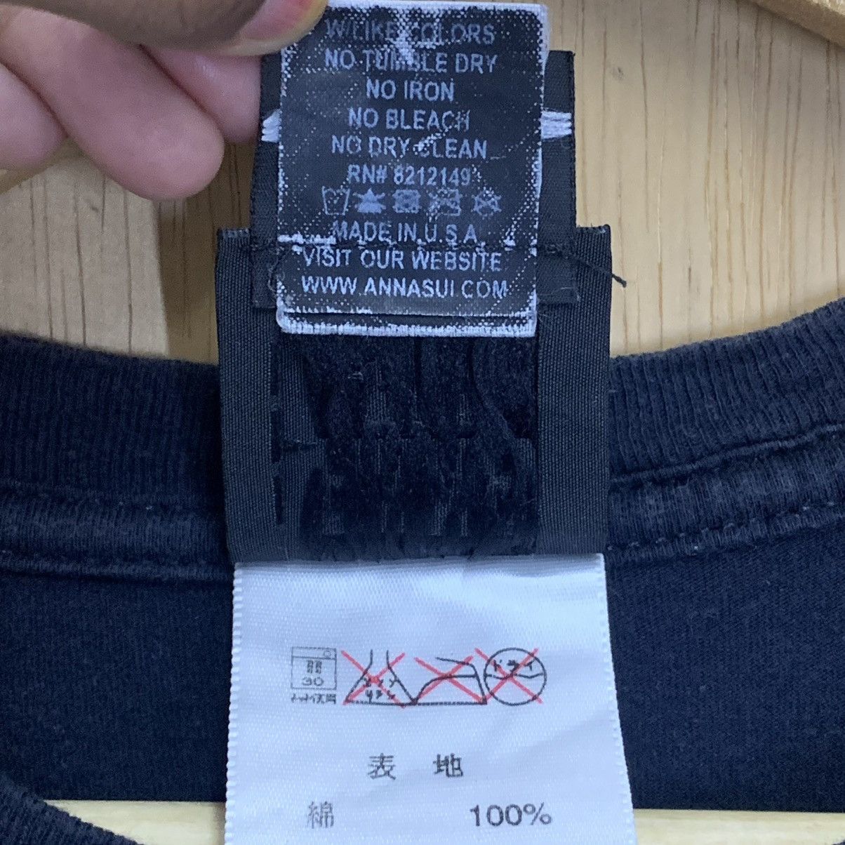 Japanese Brand Anna Sui Made In Usa Big Logo Shortsleeve Tee Size US XS / EU 42 / 0 - 10 Thumbnail