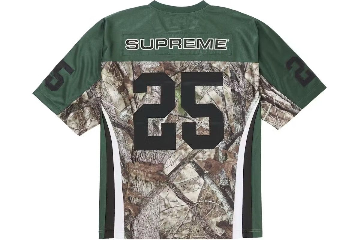 Supreme Supreme Football Breast Cancer Jersey Green Size Large New Size US L / EU 52-54 / 3 - 2 Thumbnail