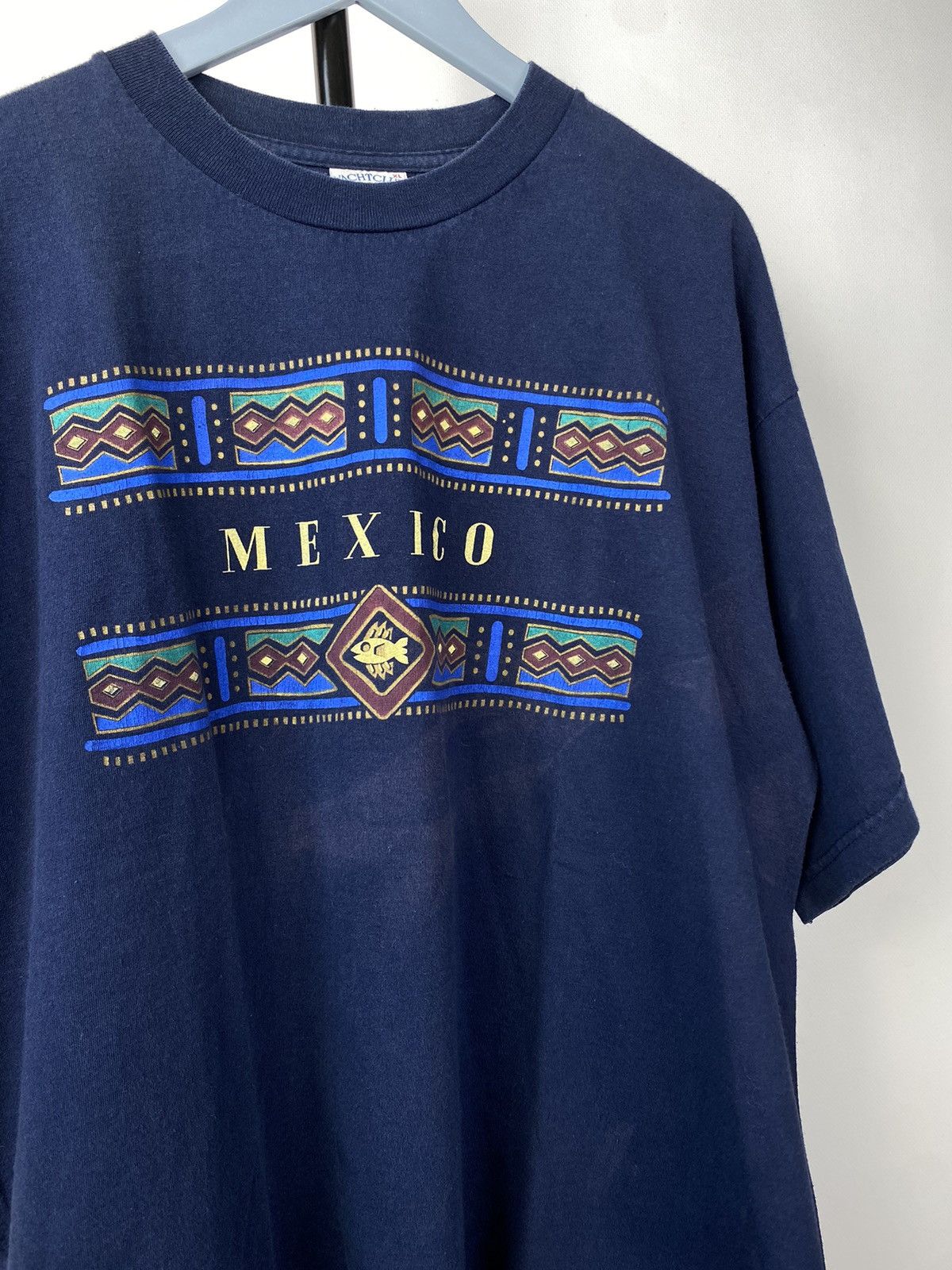Band Tees × Vintage Y2K faded Mexico ART logo Tee Shirt Top Vintage Teams Tag Size US XL / EU 56 / 4 - 5 Thumbnail
