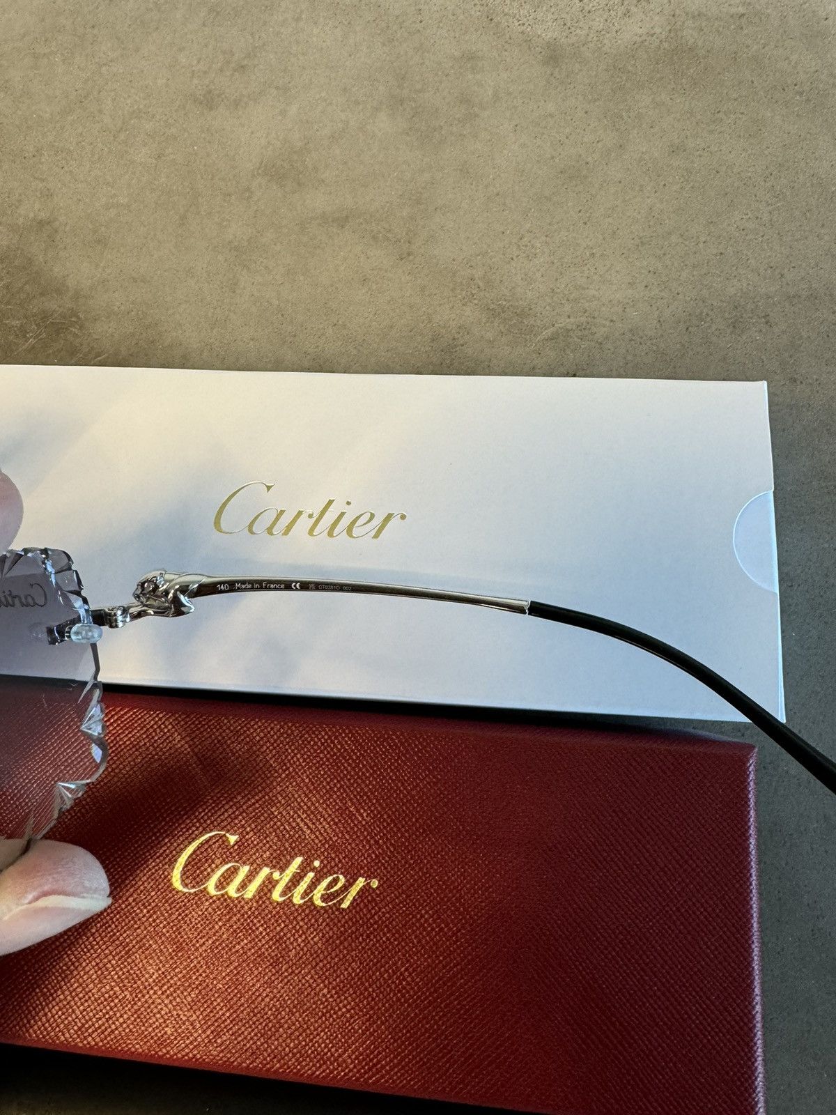 Chrome hearts “gnarlin” crystal frame demo lenses