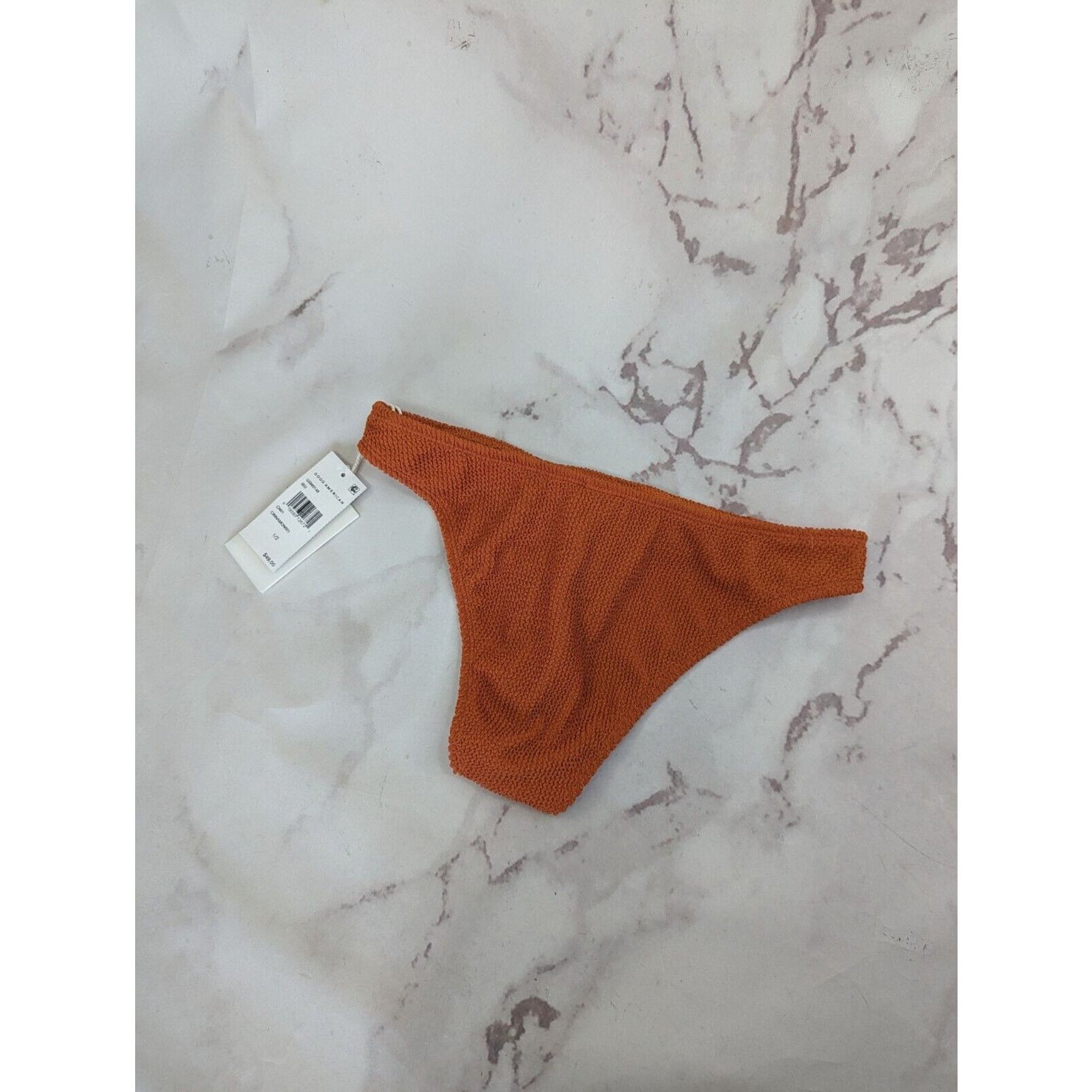 Good American Good American Swim Bottom Women S M Orange Cheeky Bikini Size S / US 4 / IT 40 - 1 Thumbnail
