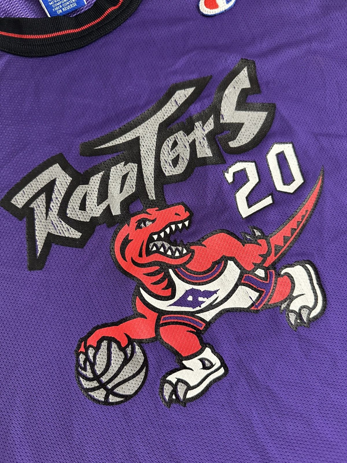 Champion × NBA × Vintage Vintage 90s Toronto Raptors Champion Jersey Youth L 14-16 Size US L / EU 52-54 / 3 - 4 Thumbnail