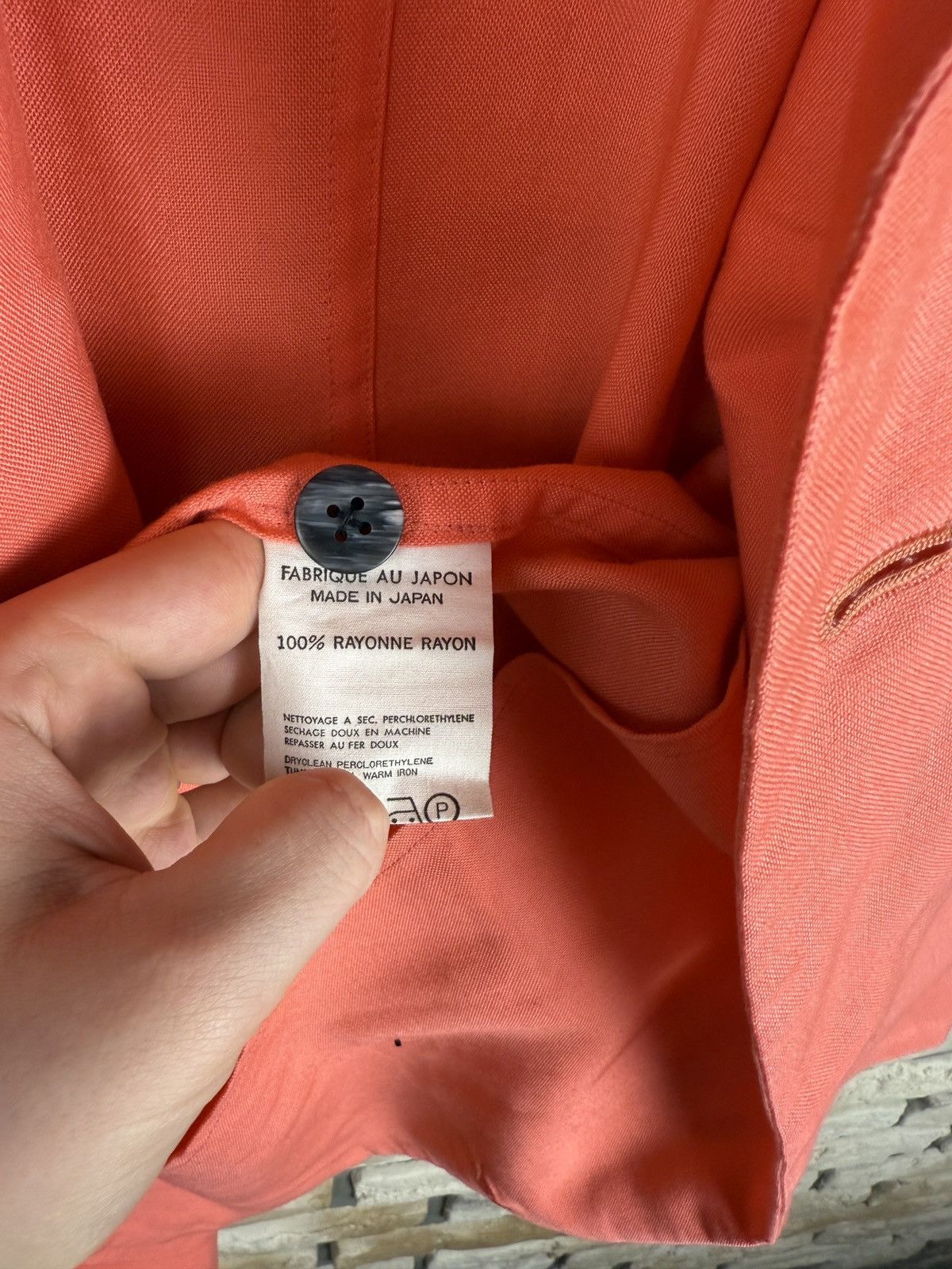 Japanese Brand × Vintage × Yohji Yamamoto Very rare oversize jacket trench coat Yohji Yamamoto Size M / US 6-8 / IT 42-44 - 10 Thumbnail