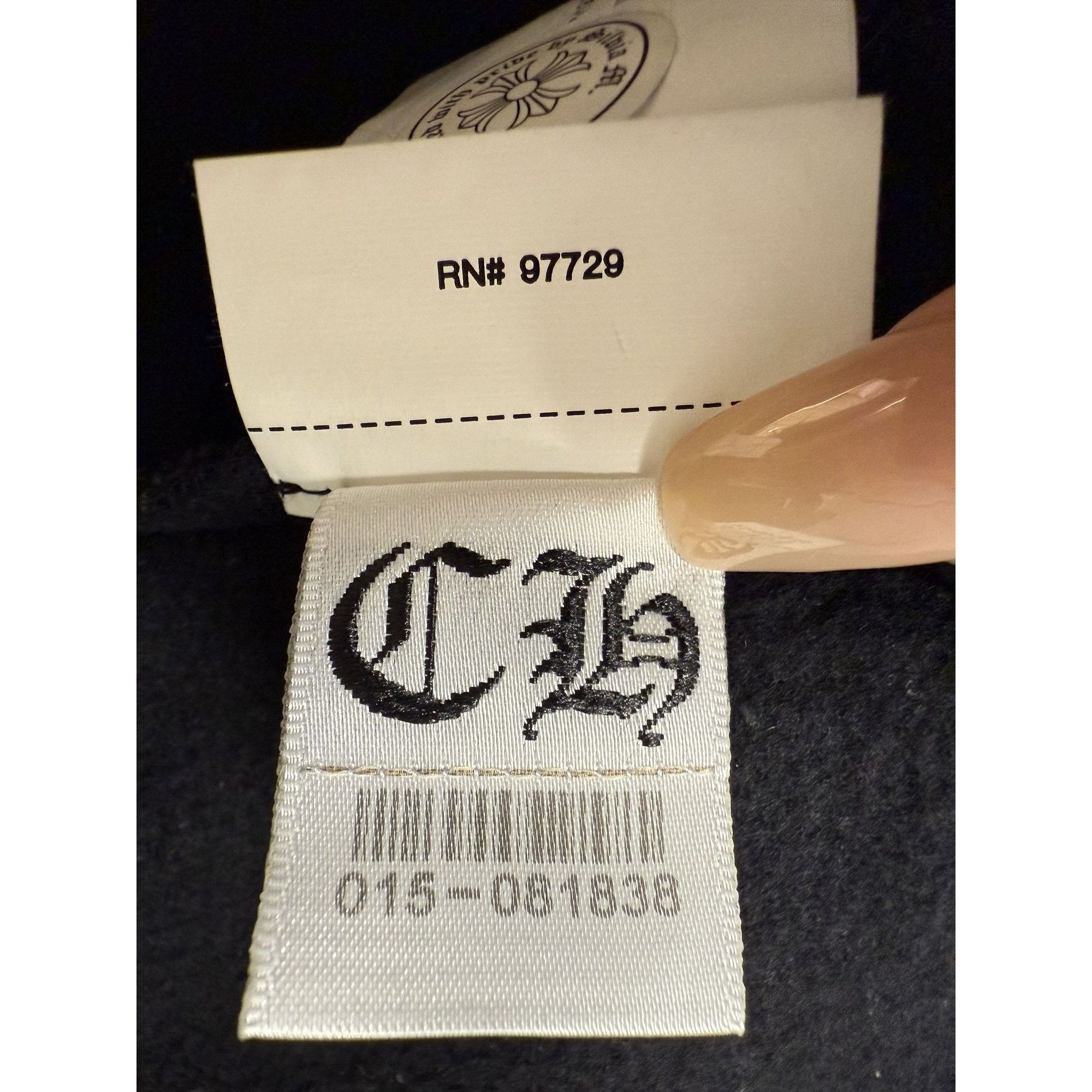 Chrome Hearts Chrome Hearts Black Hoodie W/ Leather Sleeves & Gothic Cross Size L / US 10 / IT 46 - 4 Thumbnail
