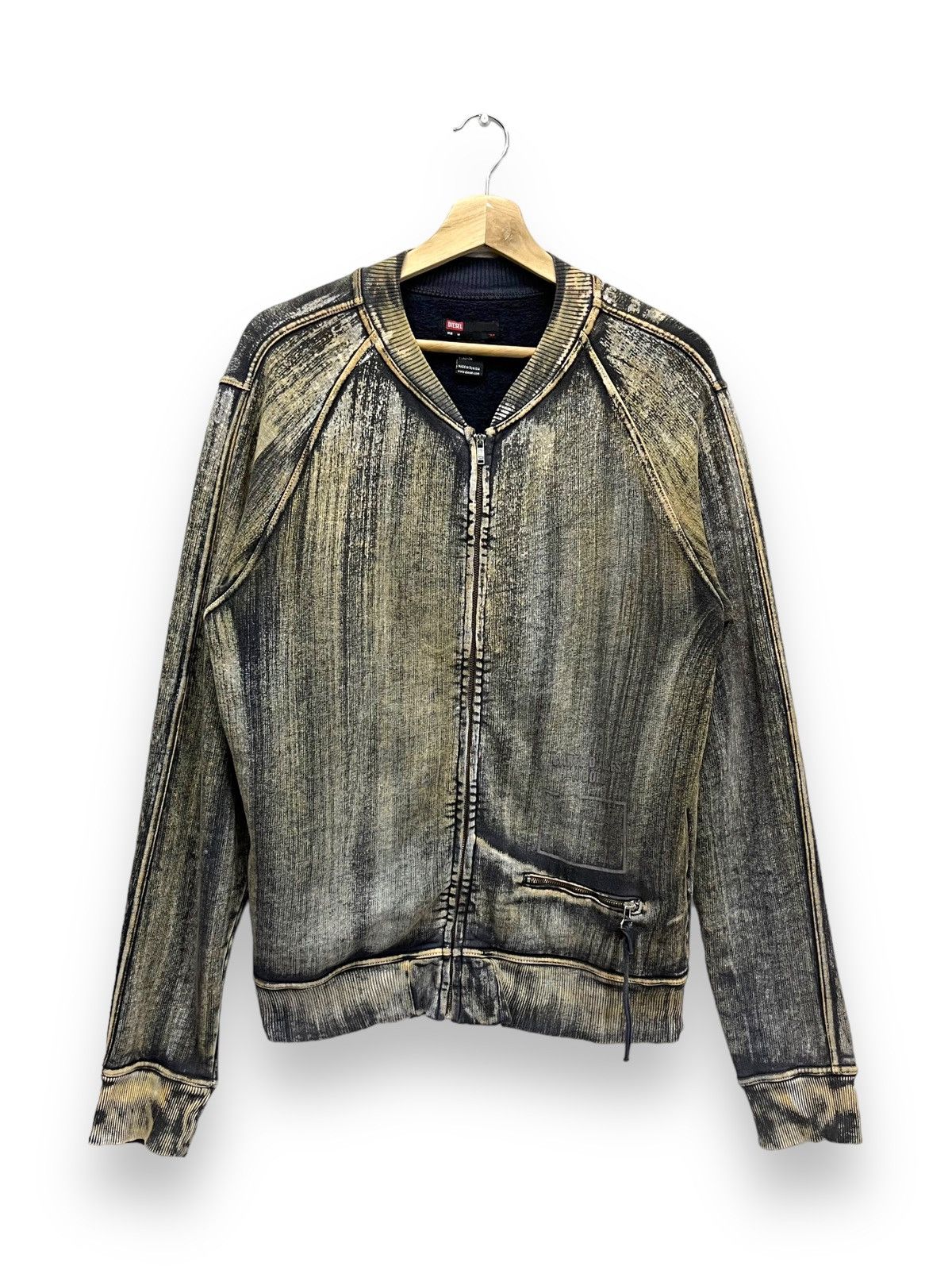 Diesel × Vintage 🔥Vintage DIESEL Tunisia Abstract Rust Brown Black Cotton Size US M / EU 48-50 / 2 - 1 Thumbnail