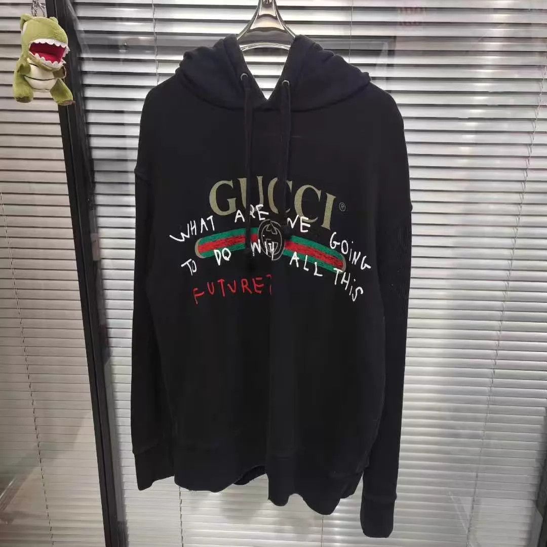Gucci Gucci Graffiti Belted Hoodie XS Near Mint Size US XS / EU 42 / 0 - 1 Thumbnail