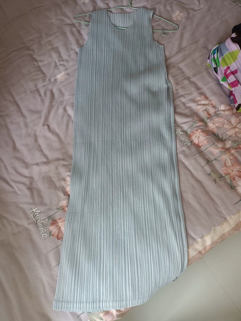 Issey Miyake issey miyake size:4 Grey zippered dress Size XXS / US 00 / IT 34 - 3 Thumbnail