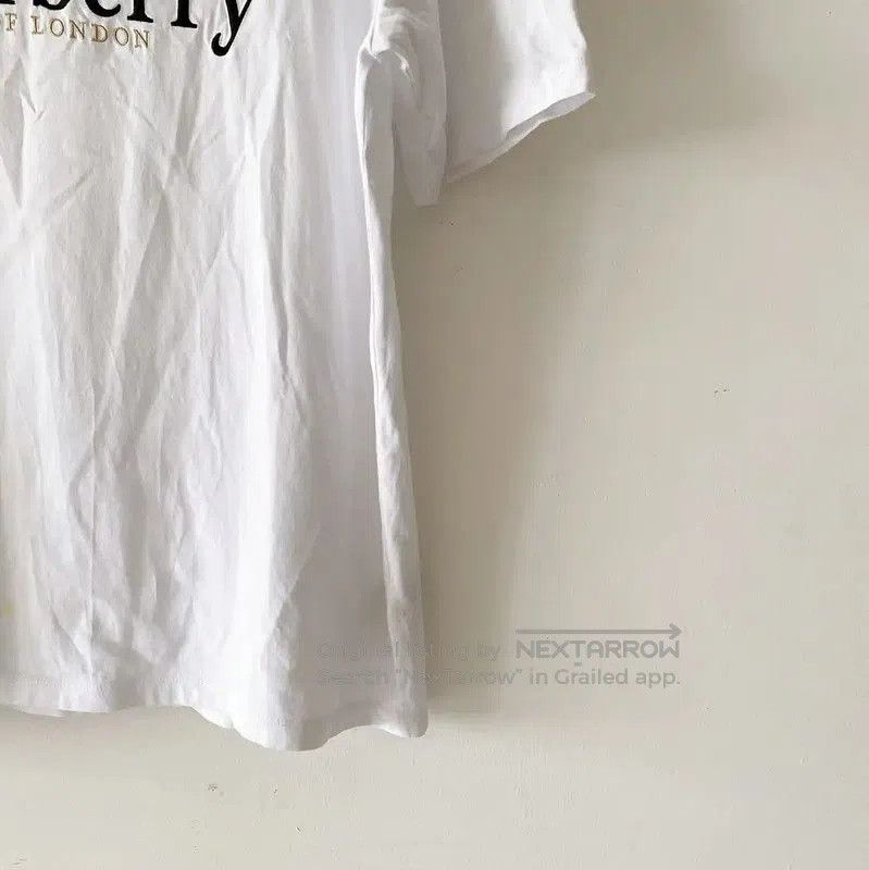 Burberry Burberry Summer White Cotton Logo Men's T. Size US S / EU 44-46 / 1 - 5 Thumbnail